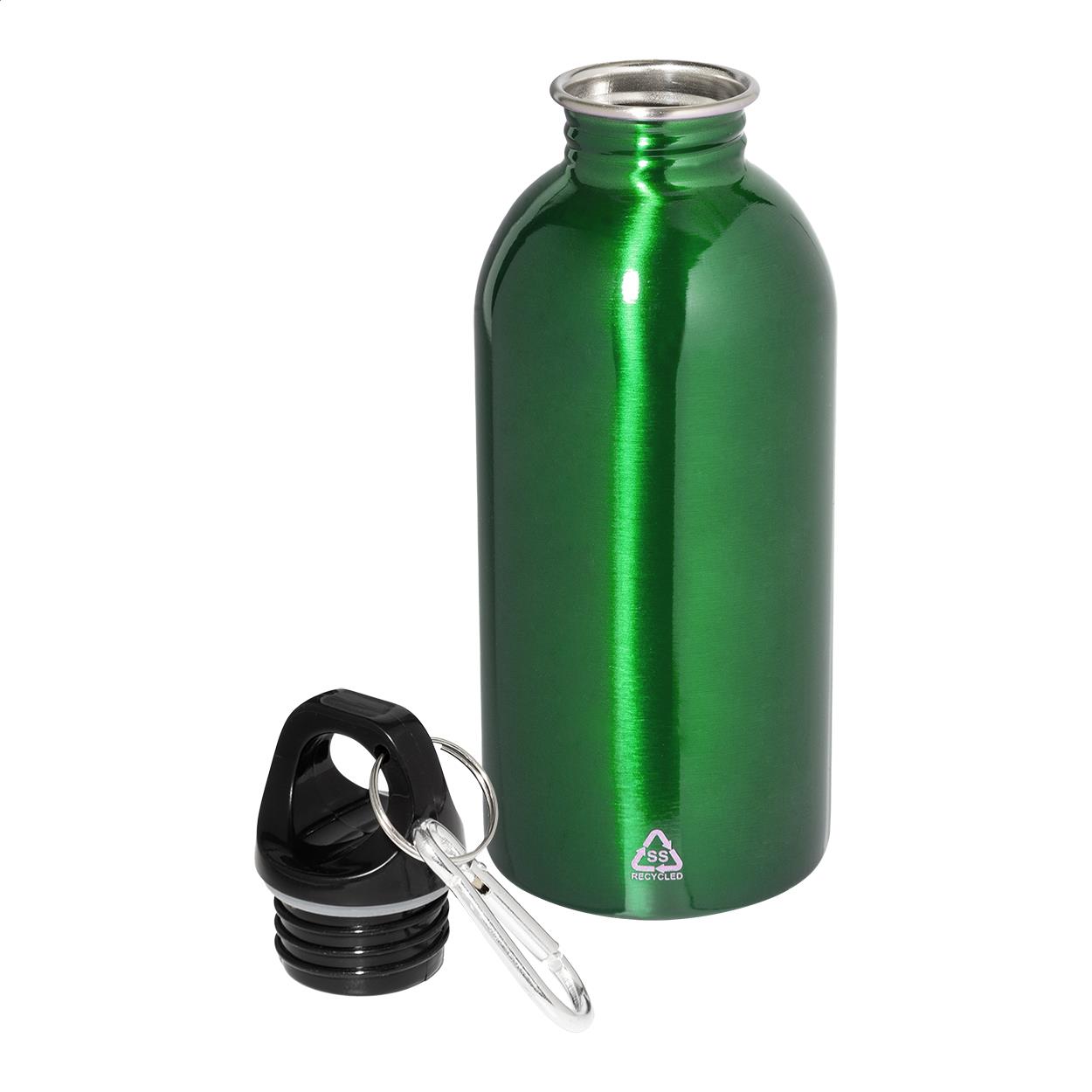 Flasche aus recyceltem Edelstahl