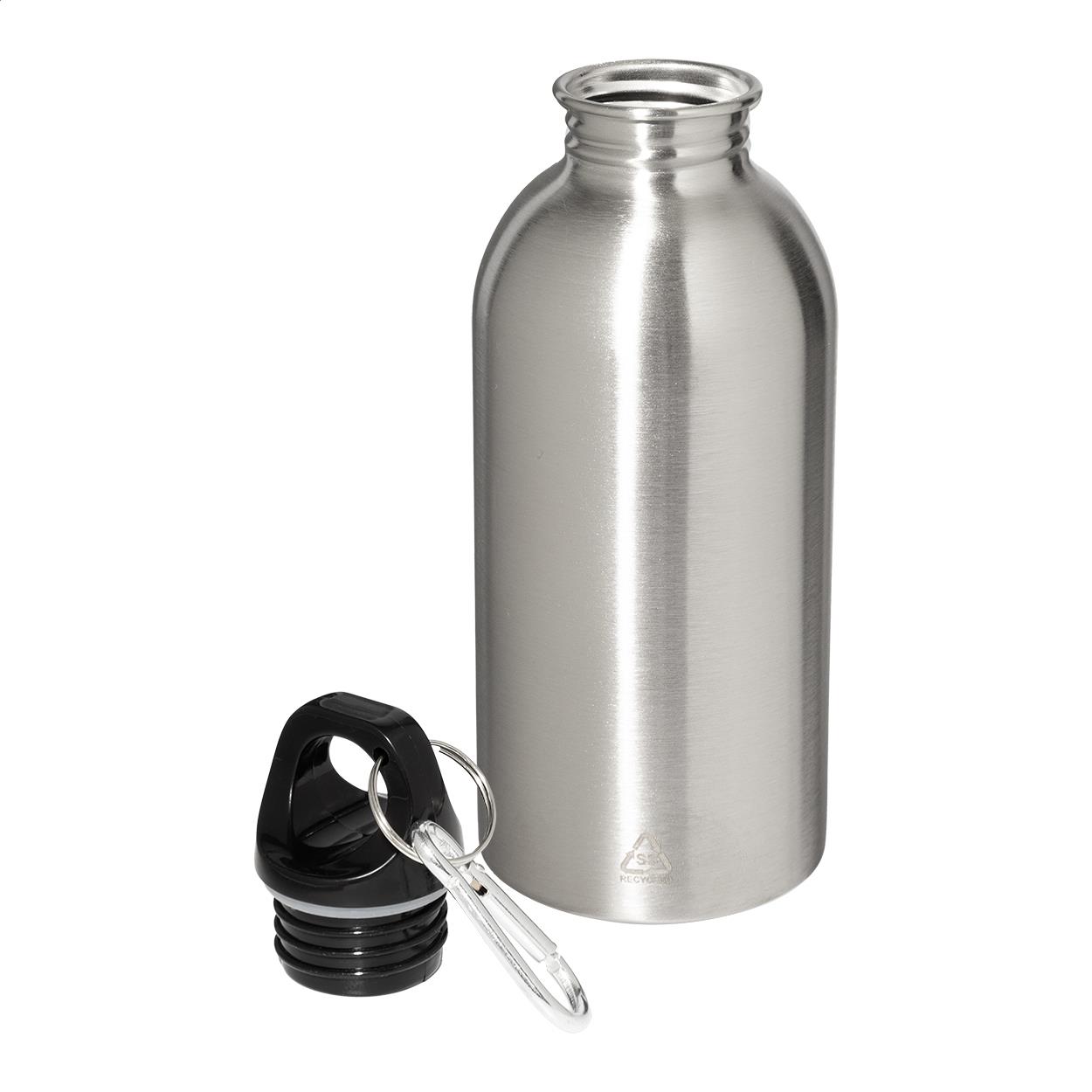 Flasche aus recyceltem Edelstahl