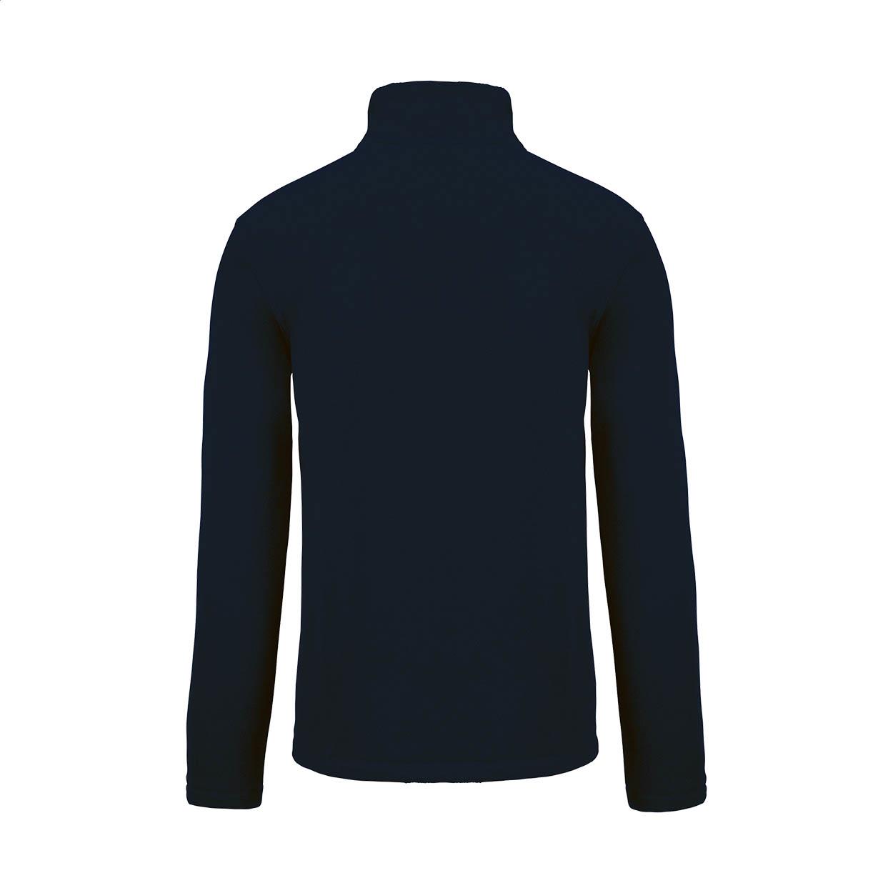 Fleecejacke mit durchgehendem Reißverschluss