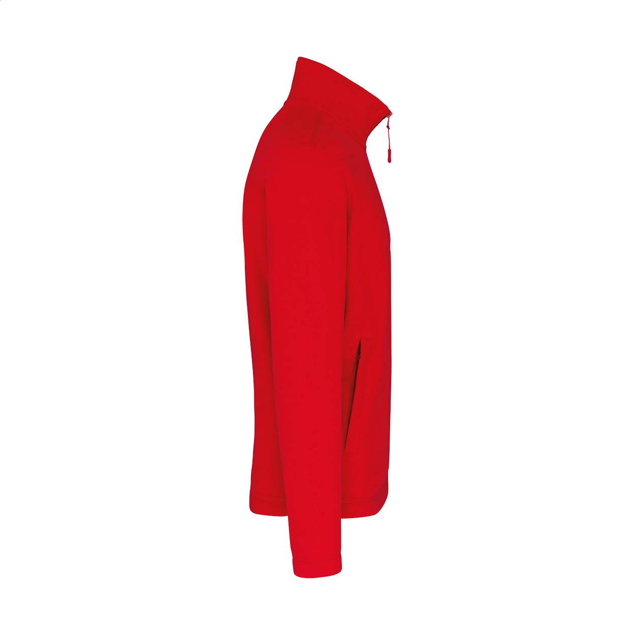 Fleecejacke mit durchgehendem Reißverschluss