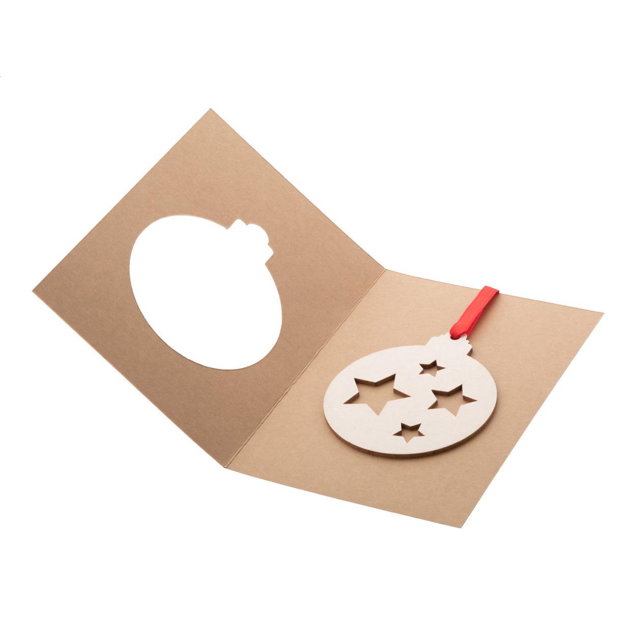 Weihnachtskarte, Kugel