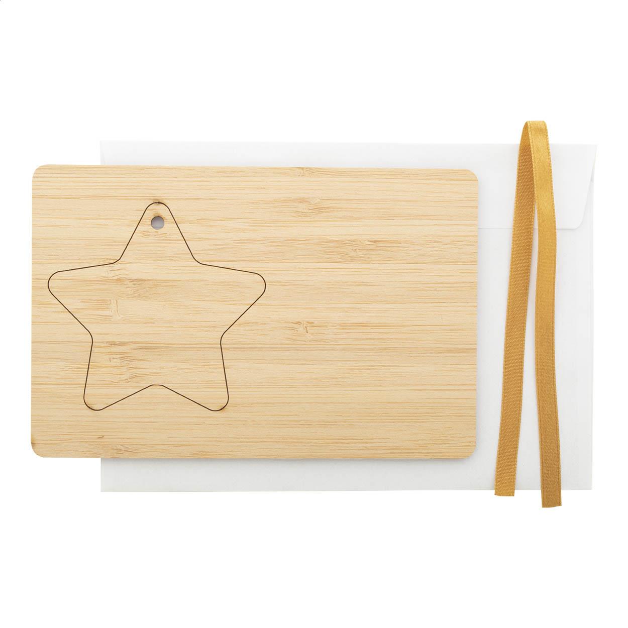 Weihnachtskarte, Stern