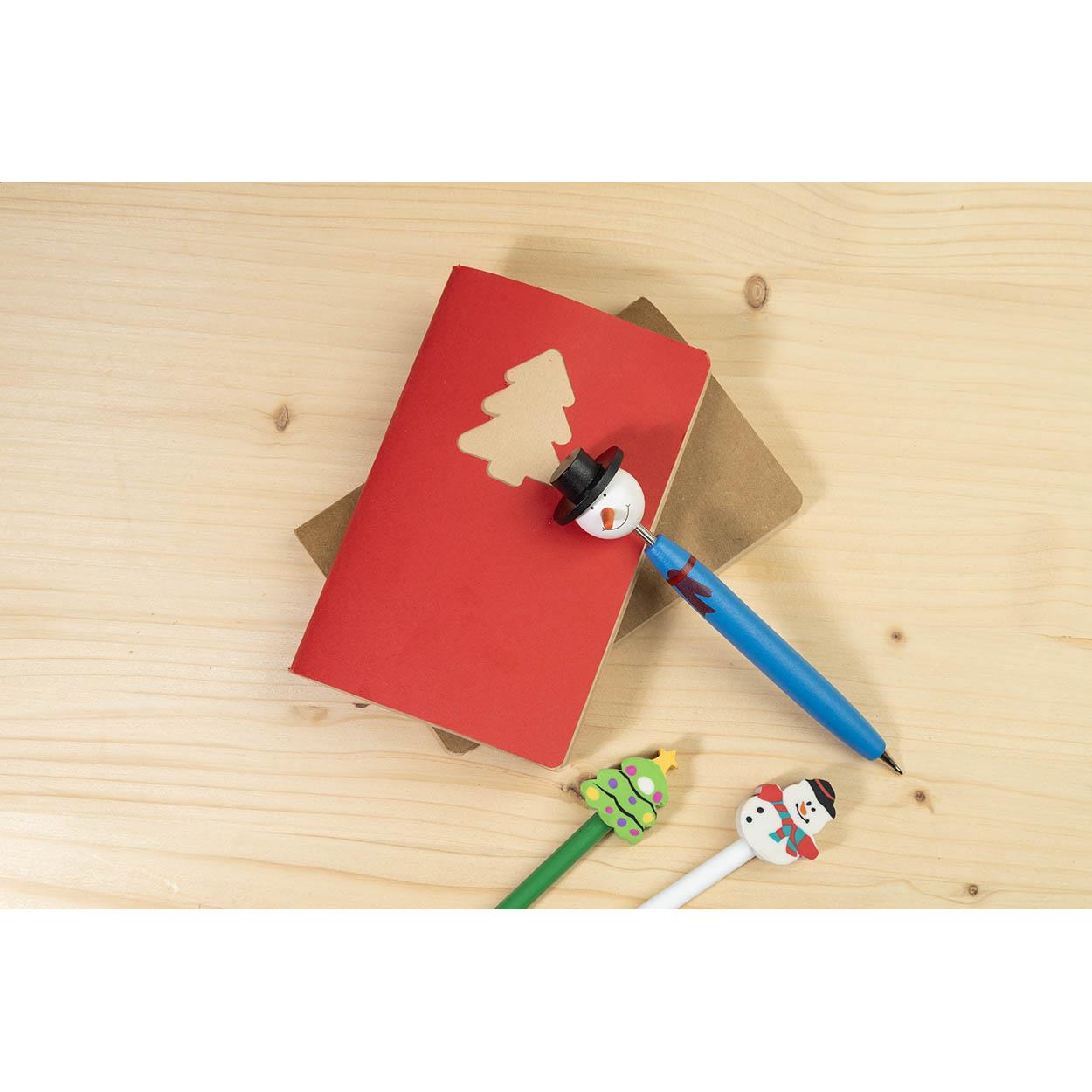 Bleistift mit Weihnachtsfigur, Weihnachtsbaum