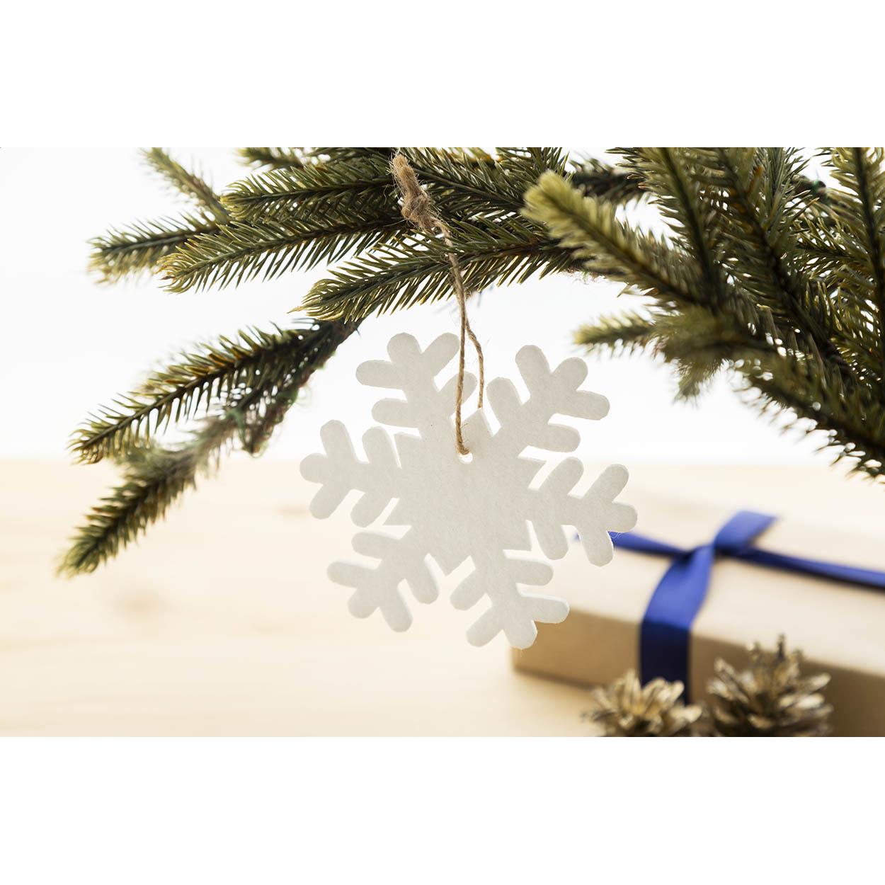 RPET Weihnachtsbaumschmuck, Schneeflocke