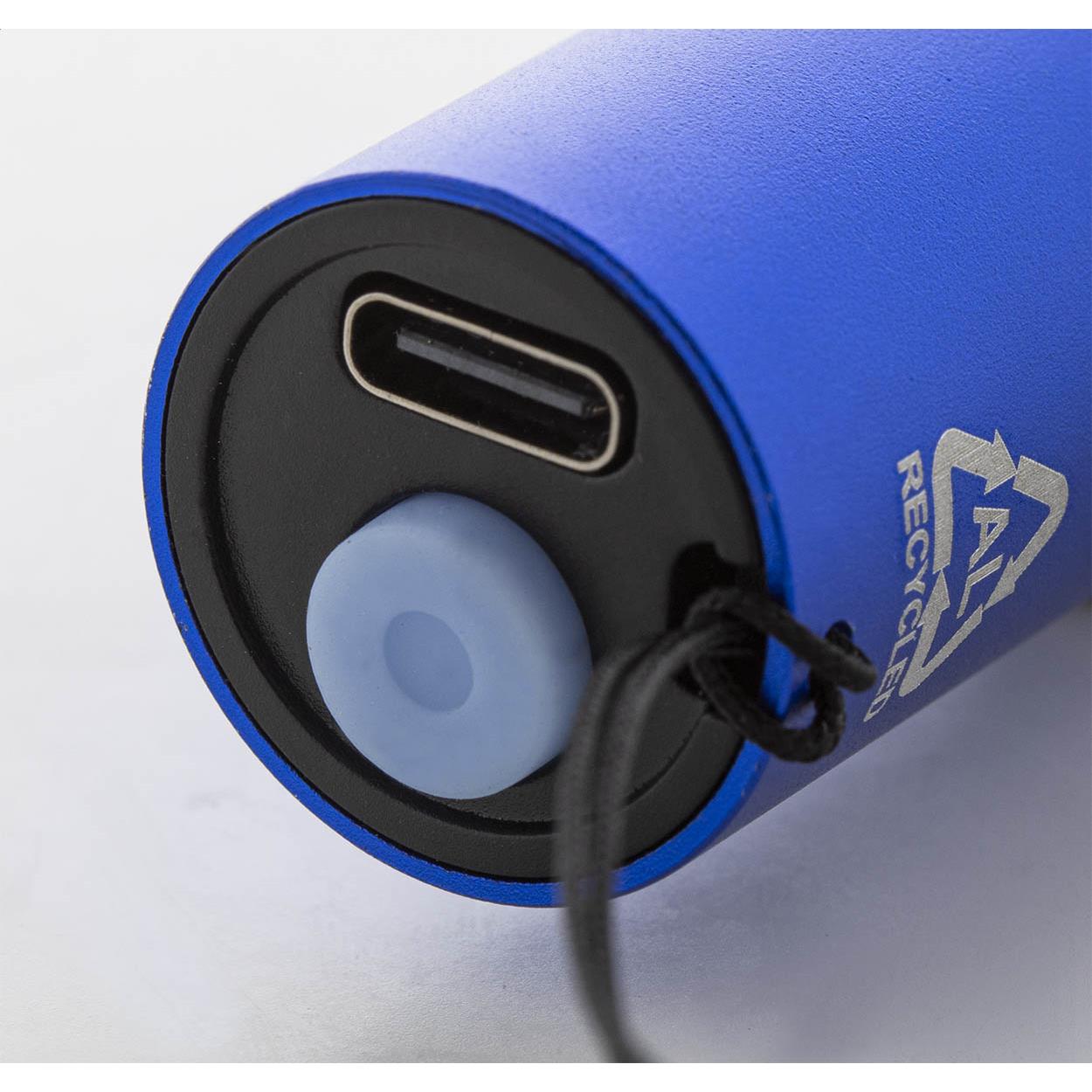 wiederaufladbare Taschenlampe aus recyceltem Aluminium