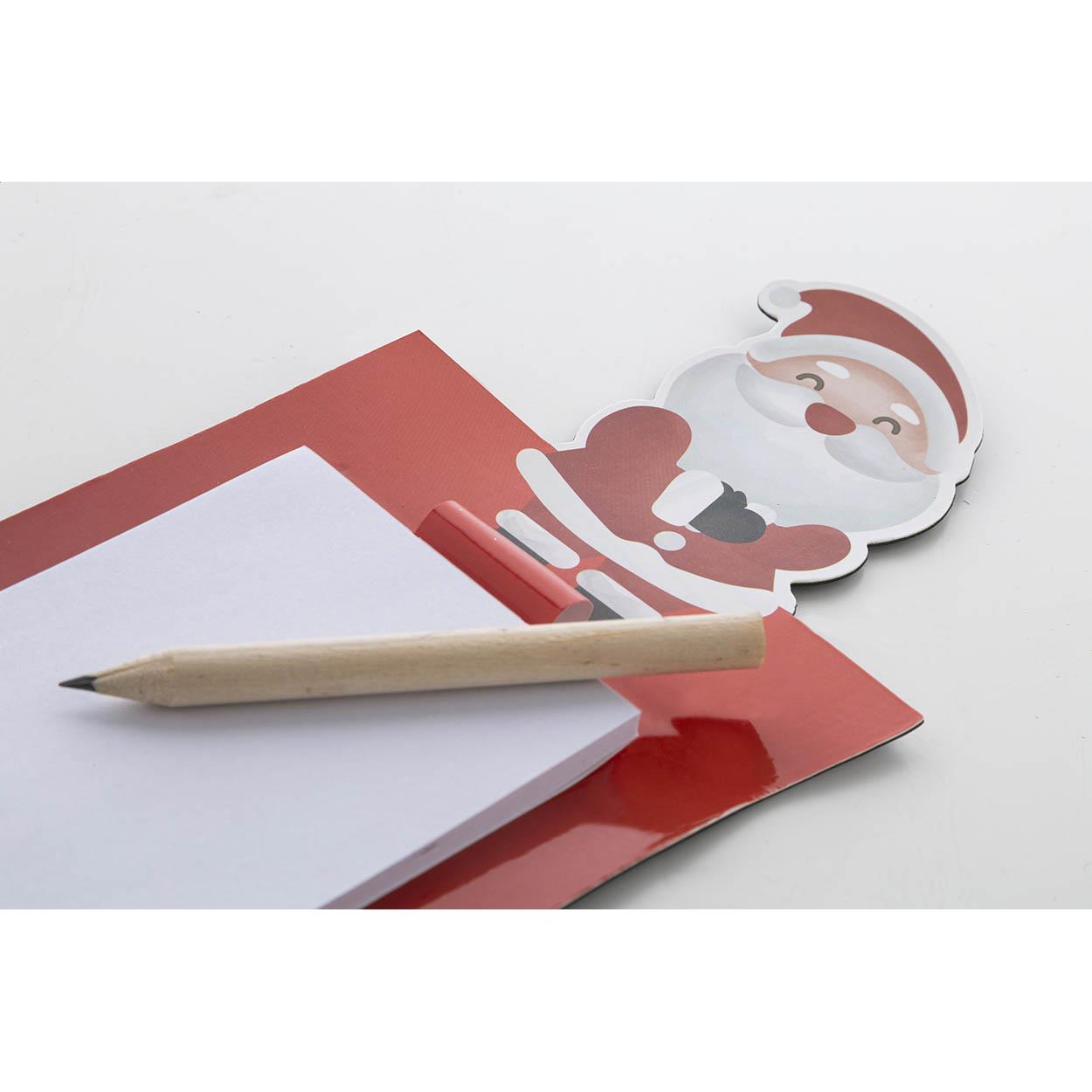 Magnetischer Notizblock Weihnachten, Weihnachtsmann