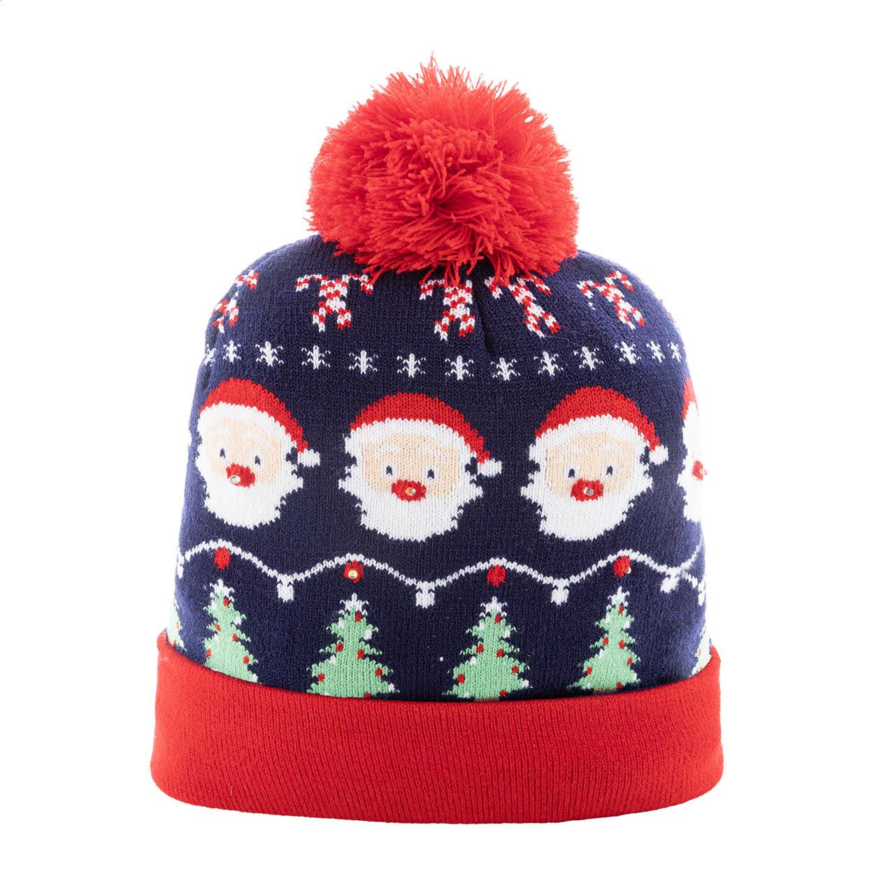 Weihnachts-LED-Wintermütze, Weihnachtsmann