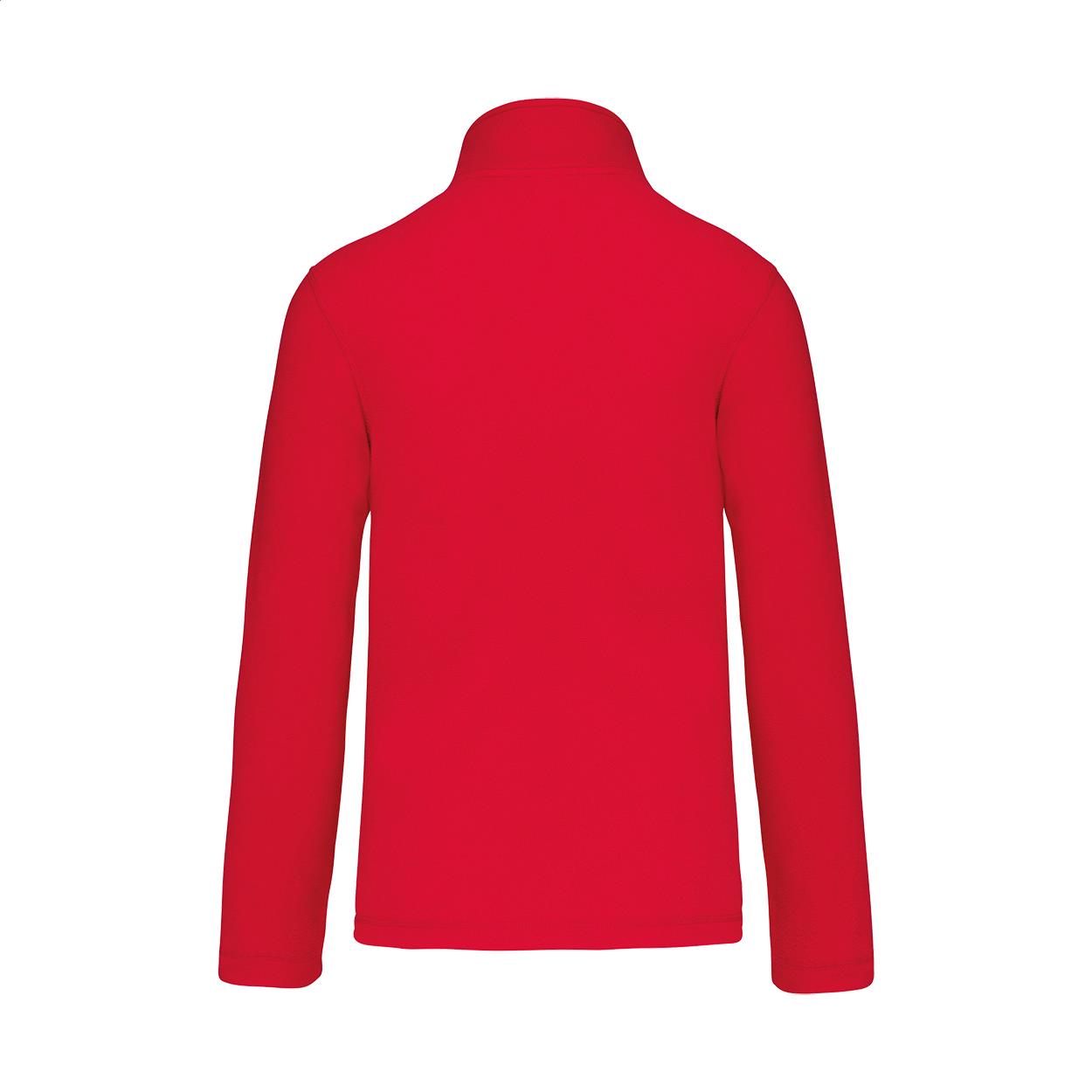 Fleecejacke mit durchgehendem Reißverschluss