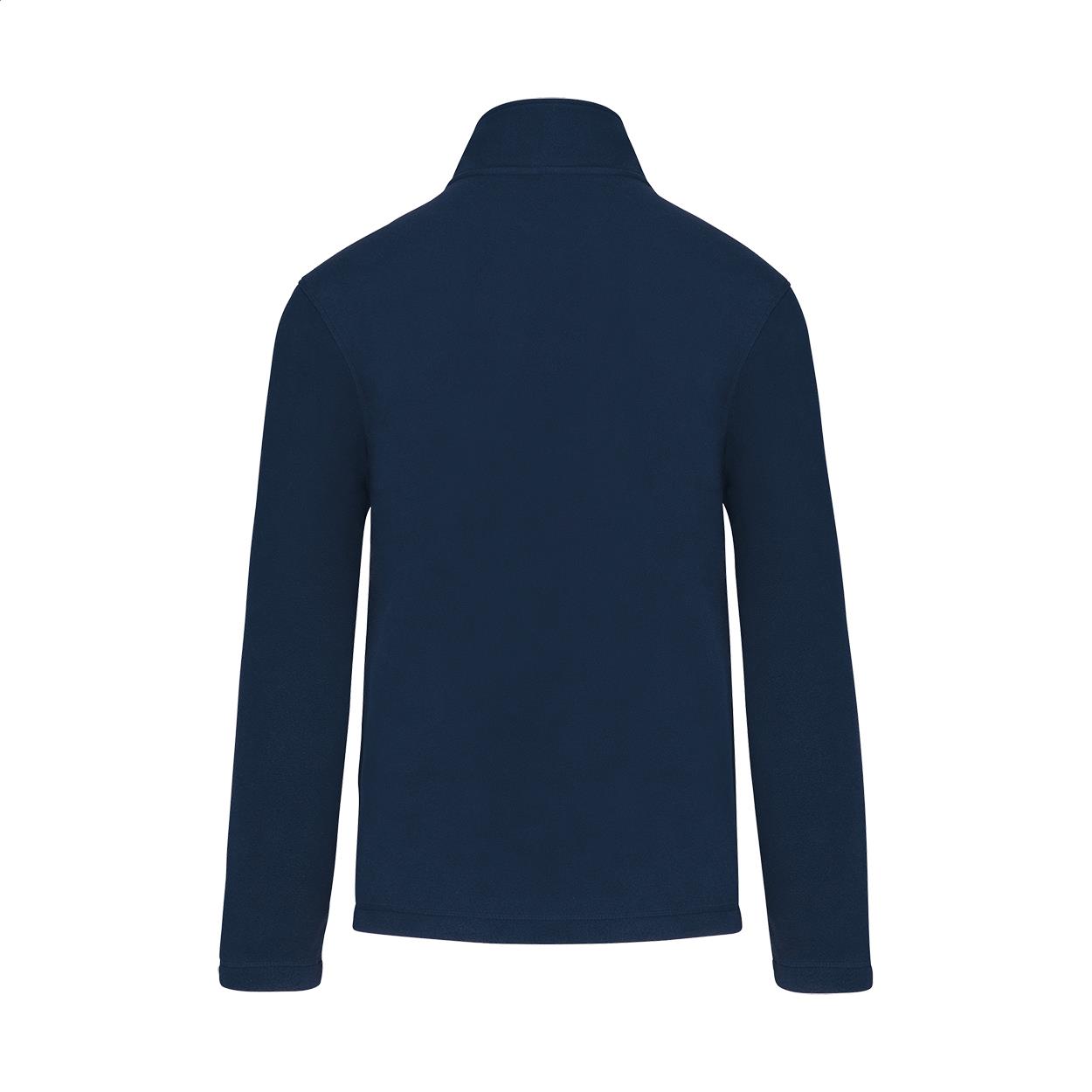 Fleecejacke mit durchgehendem Reißverschluss