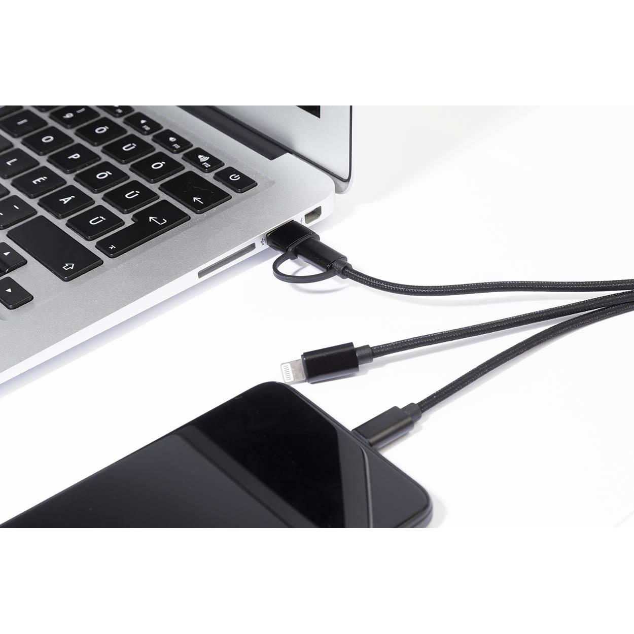 USB-Ladekabel mit Schlüsselanhänger