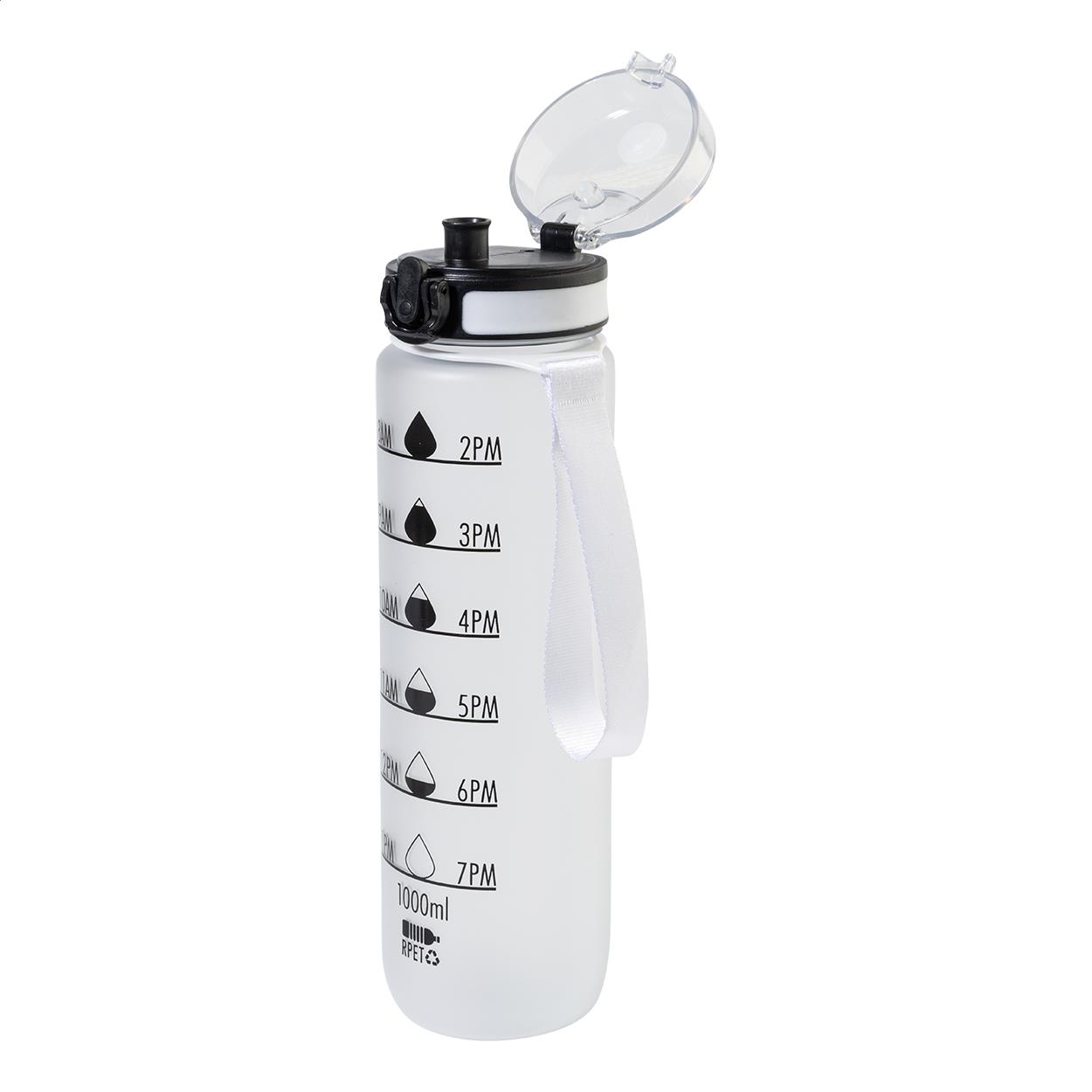 RPET Flasche mit Motivationsanzeige