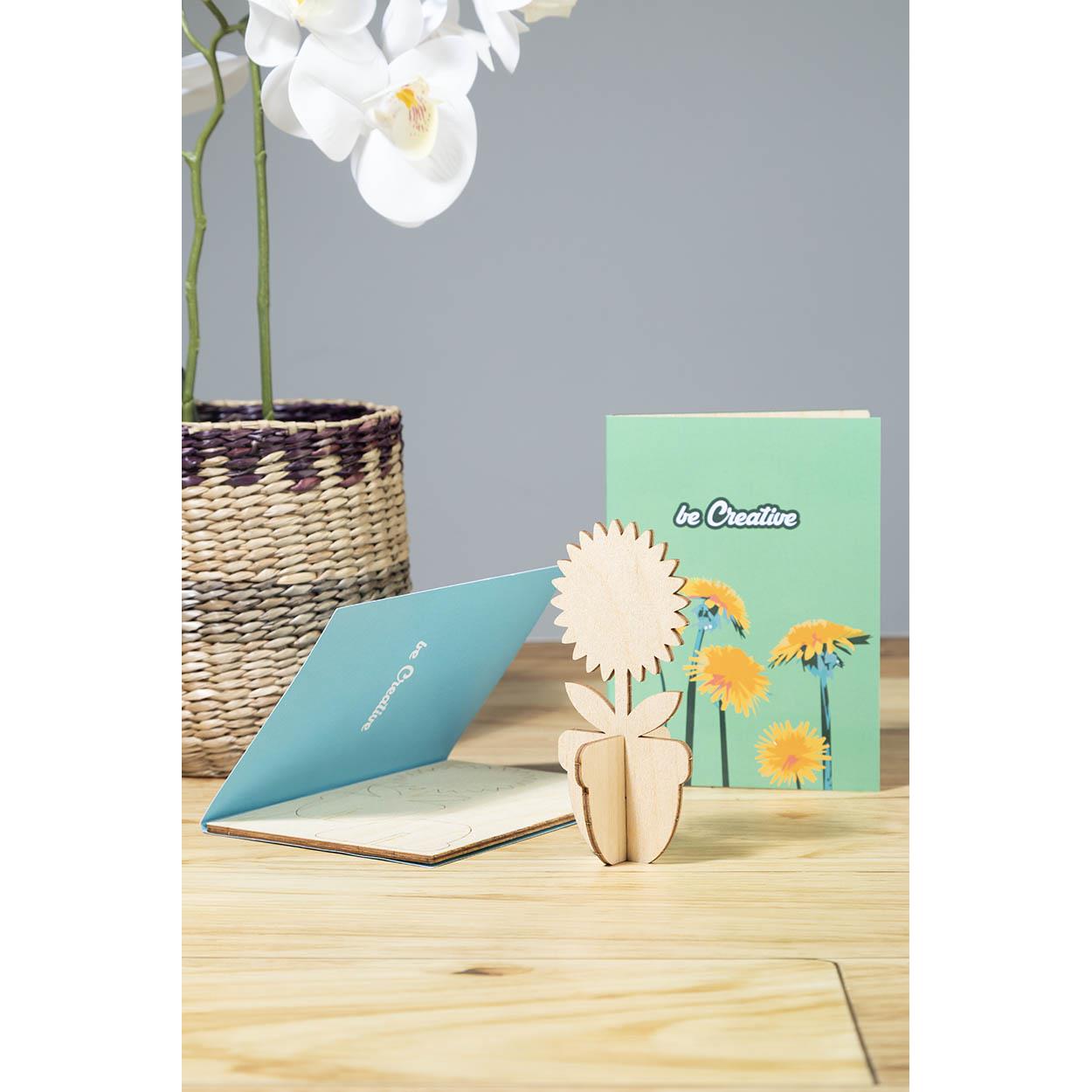 individuelle Puzzle-Postkarte, Blume