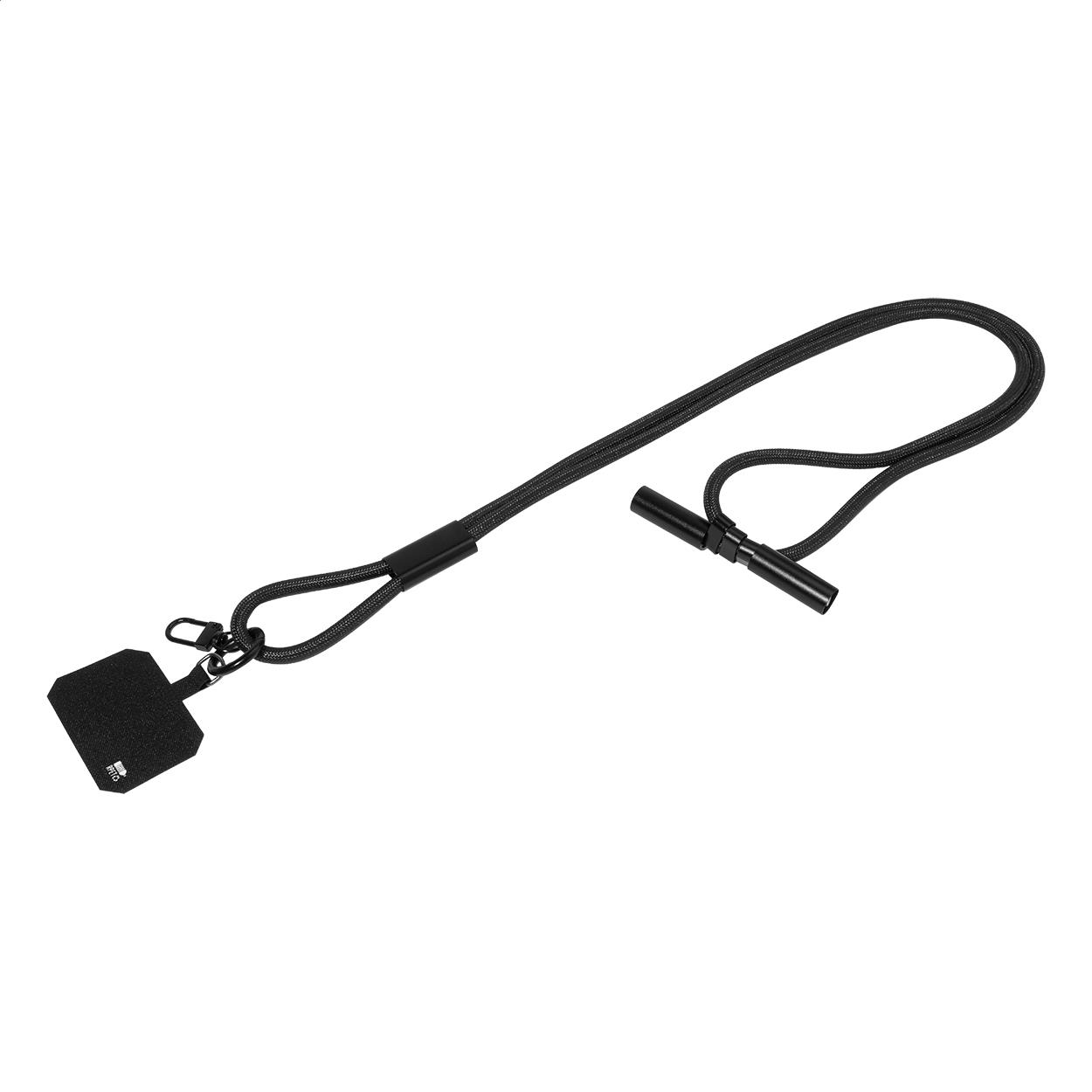 60W Lanyard mit Lade- und Datenkabel aus RPET