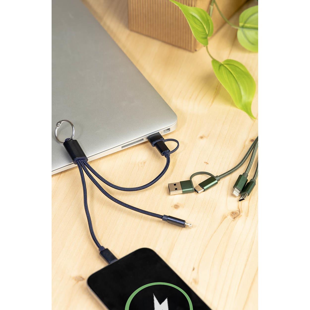 USB-Ladekabel mit Schlüsselanhänger