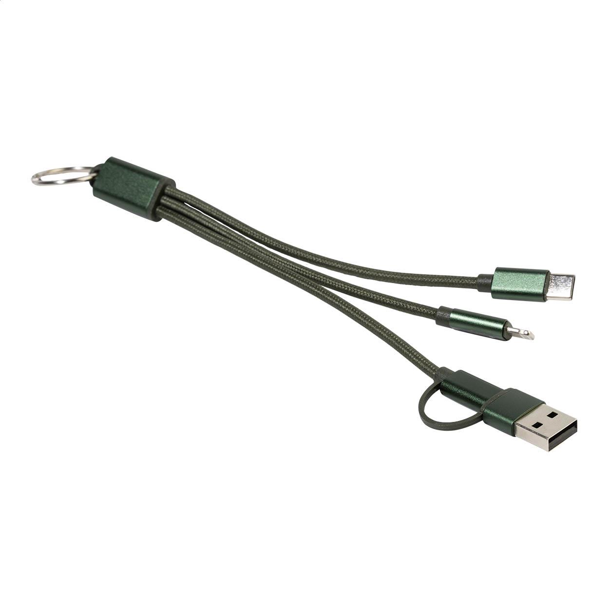 USB-Ladekabel mit Schlüsselanhänger