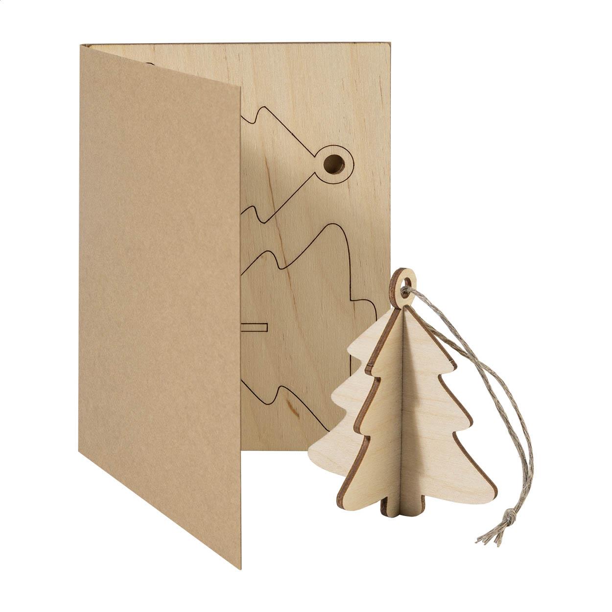 Weihnachtskarte, Weihnachtsbaum