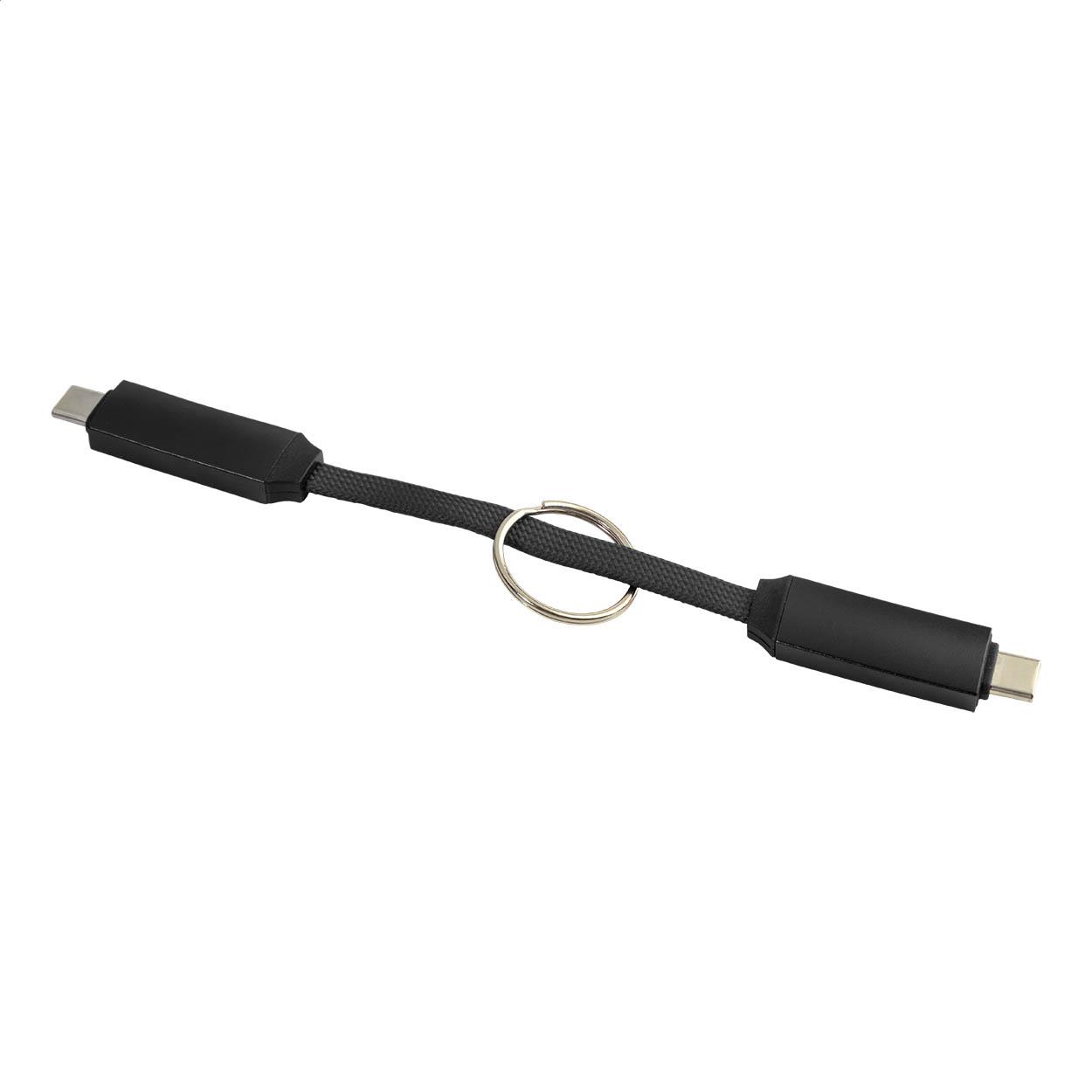 Schlüsselanhänger mit 60W USB-C-Kabel