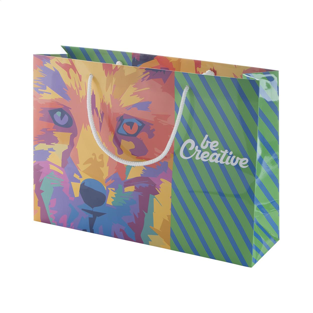 Papiertasche, horizontal