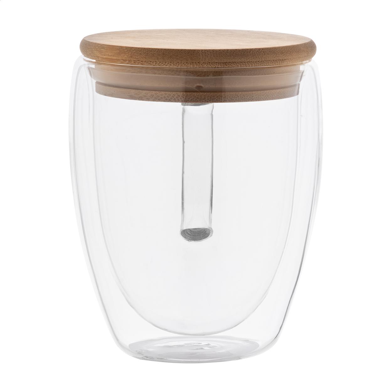 Glas-Thermobecher