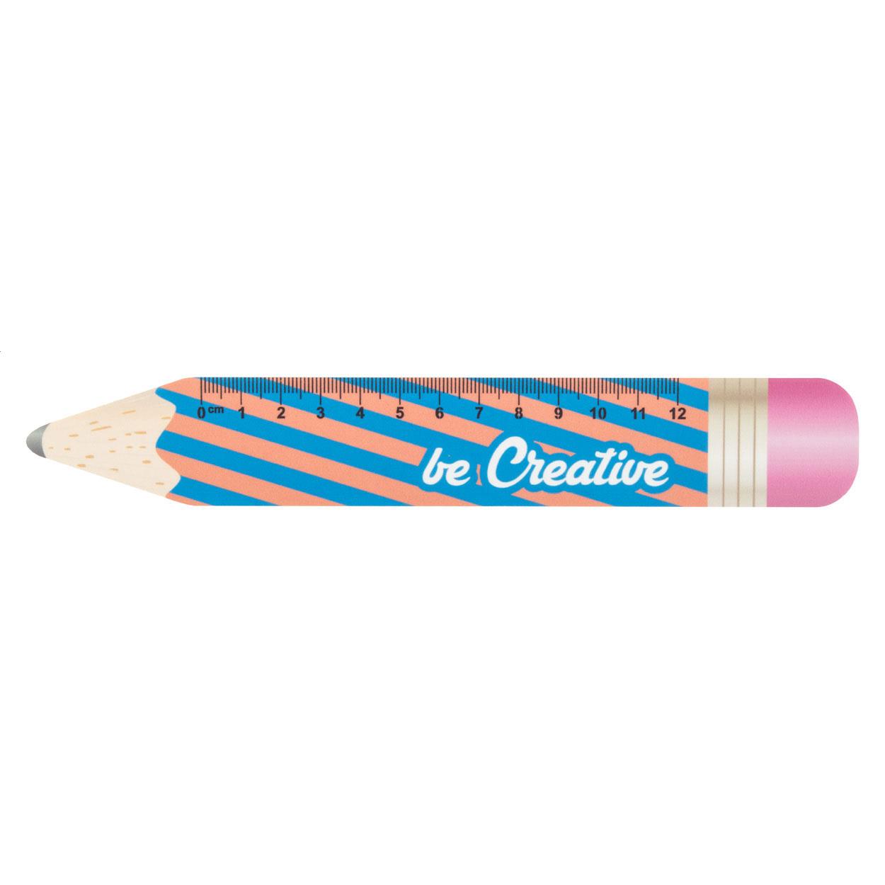 12 cm Lineal, Bleistift