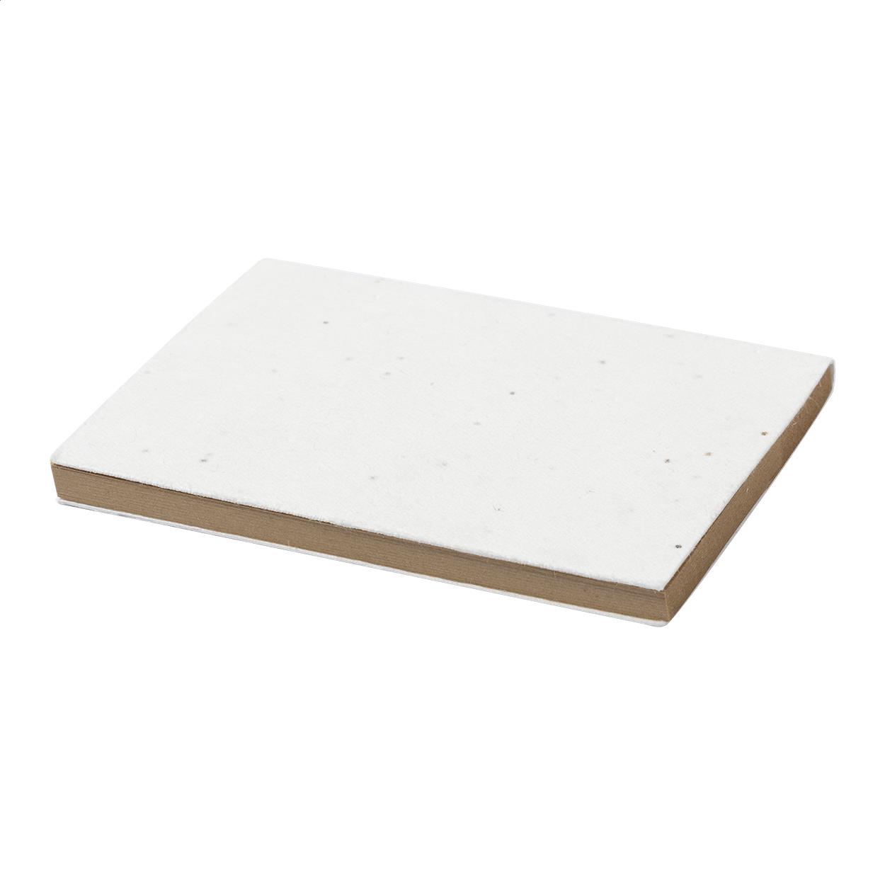 Saatpapier-Haftnotizblock