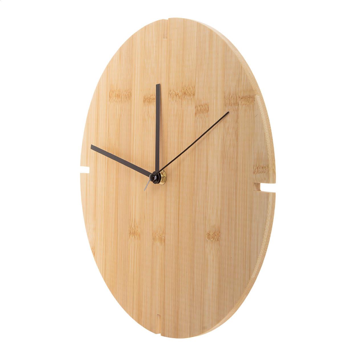 Wanduhr aus Bambus