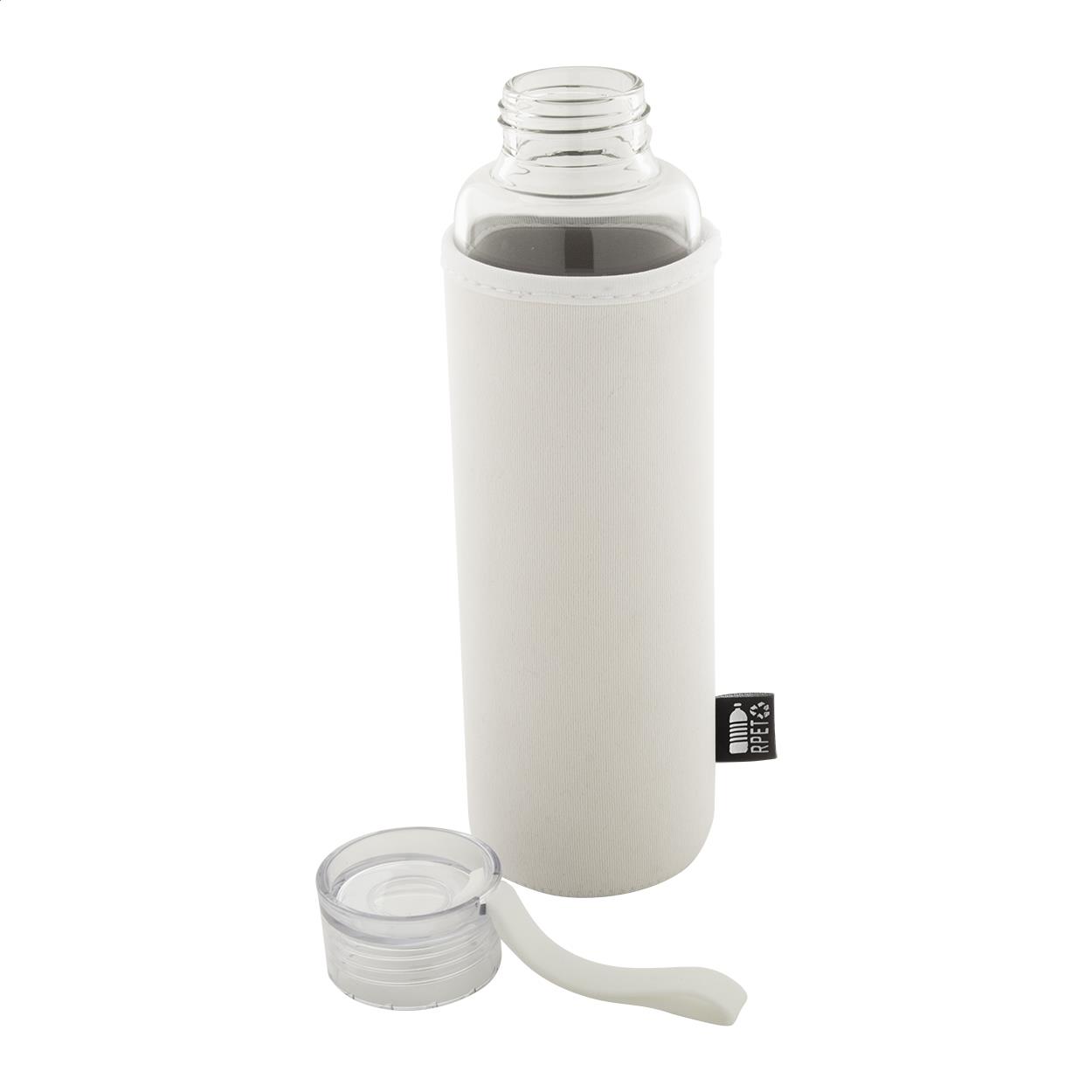 Flasche aus recyceltem Glas
