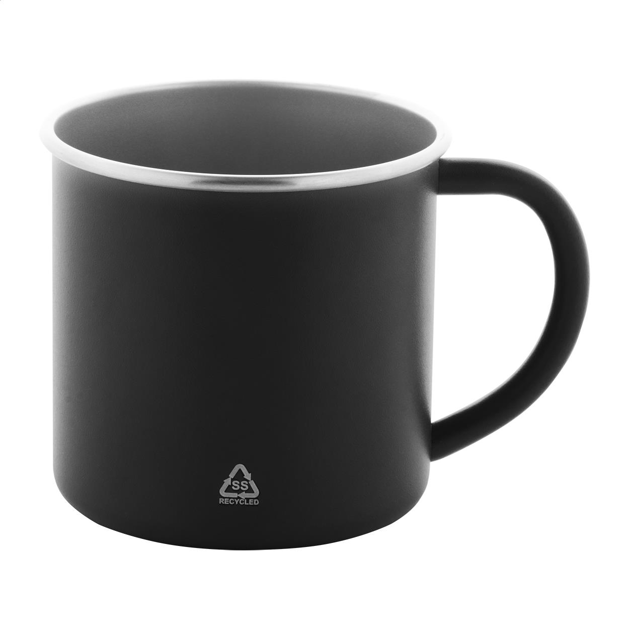 Tasse aus recyceltem Edelstahl