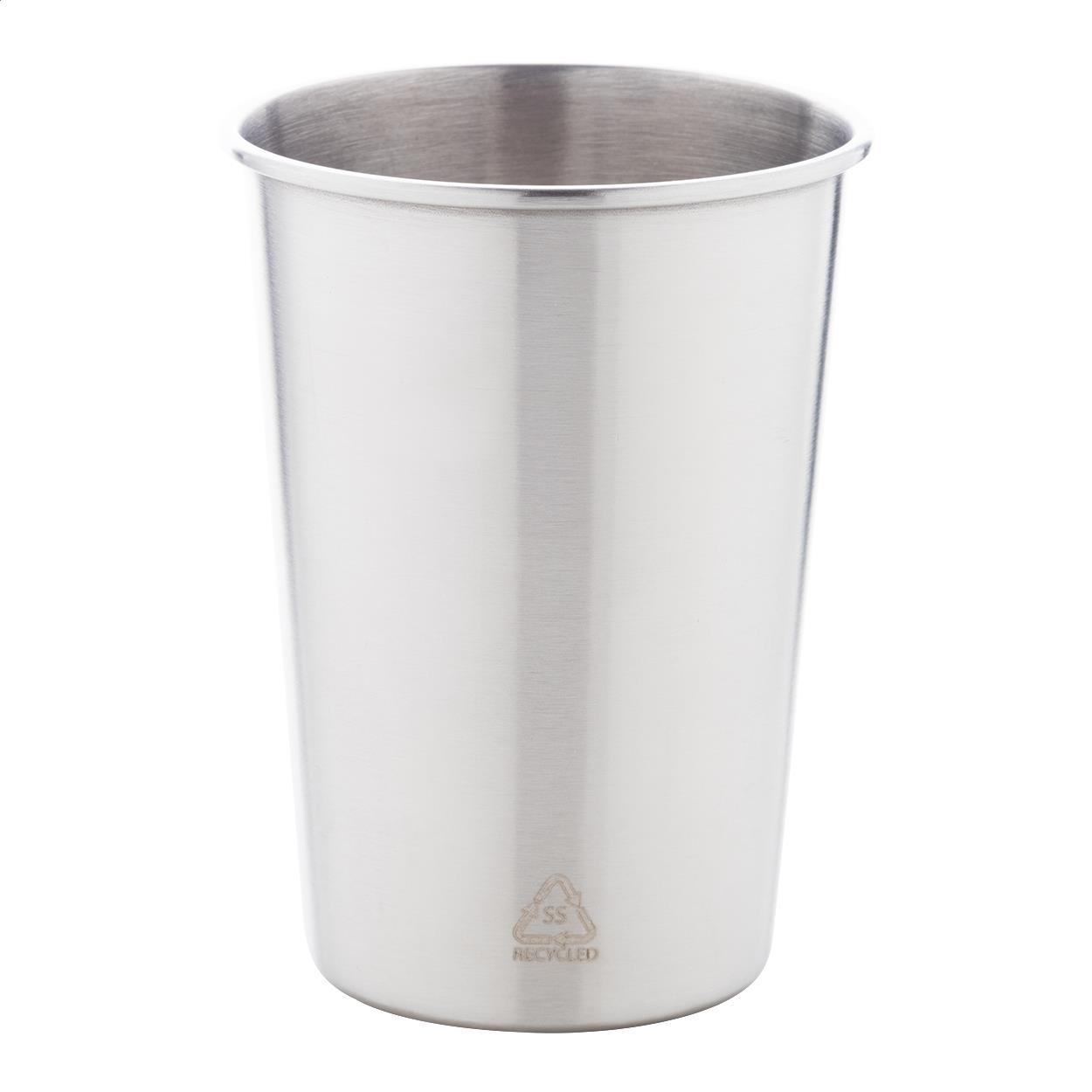 Becher aus recyceltem Edelstahl