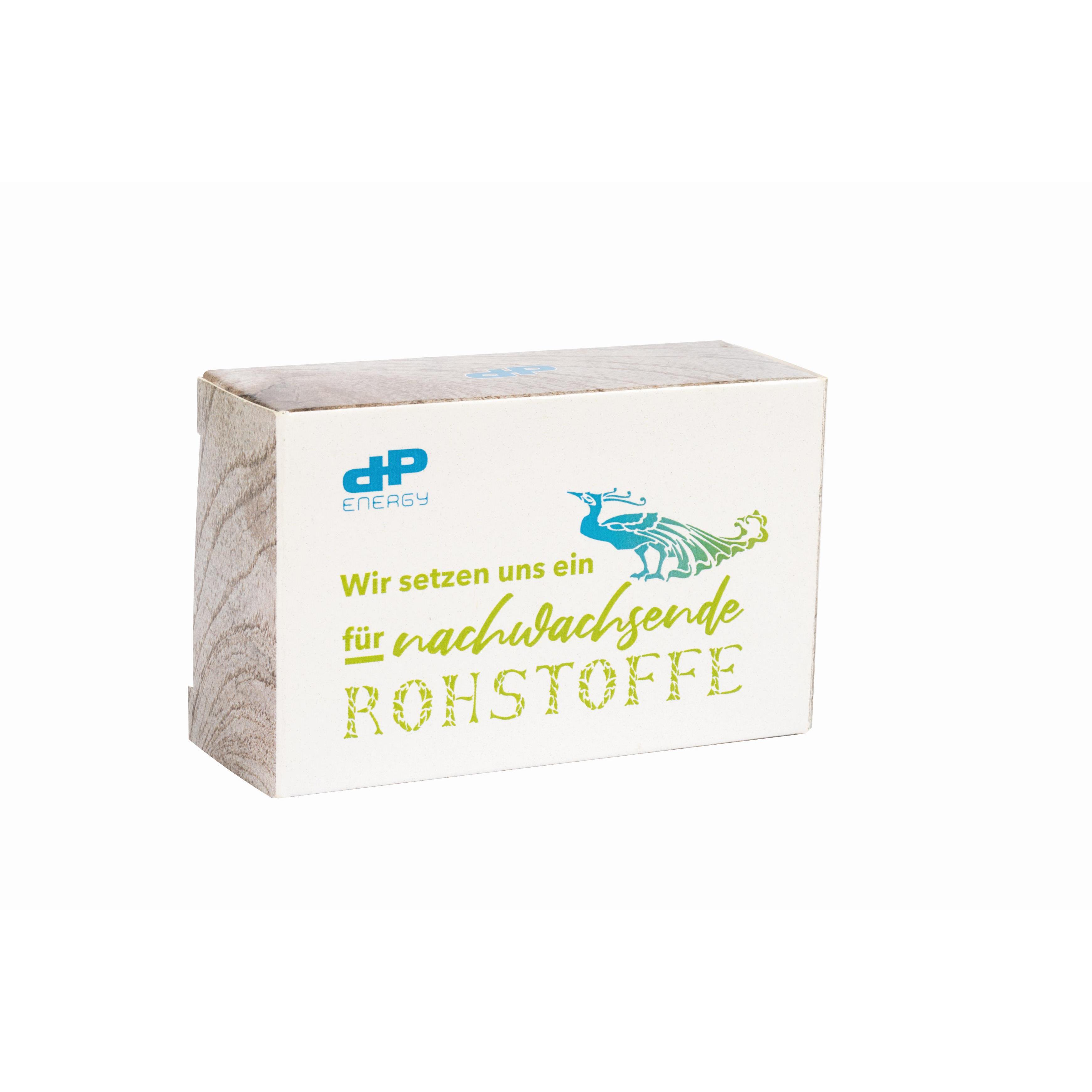 Handgeschöpfte Seife ´Olive´ - 4c-Kartonage
