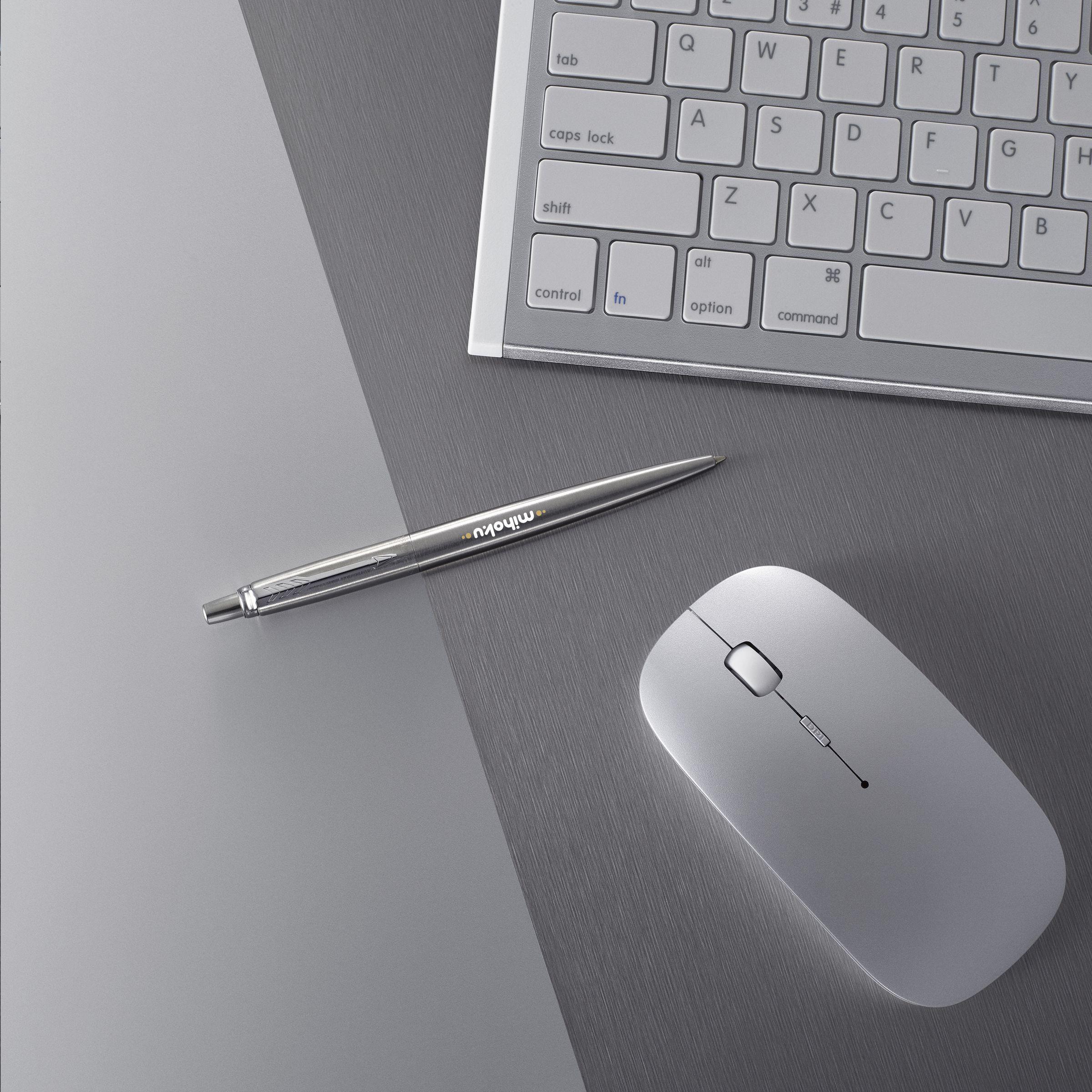 Parker Jotter Edelstahl Kugelschreiber - blau