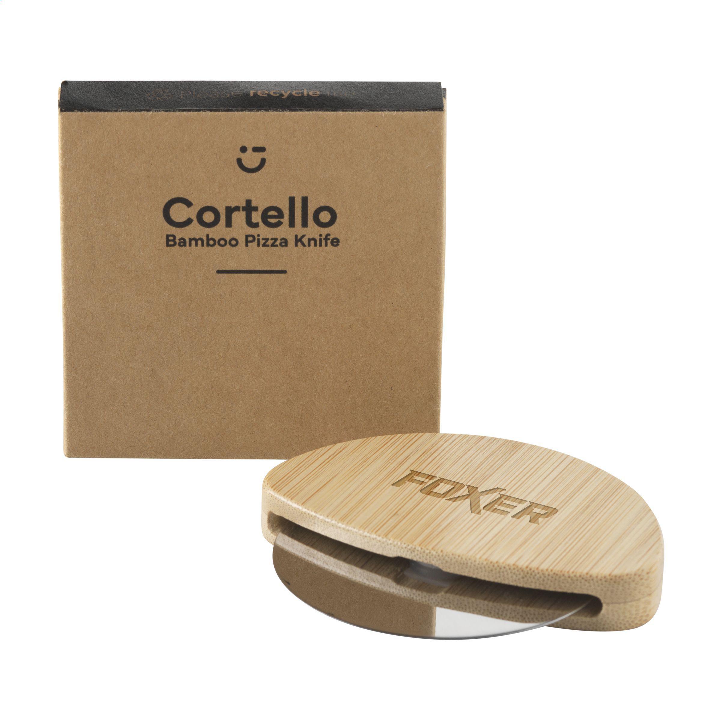 Cortello Bamboo Pizza Cutter Pizzamesser