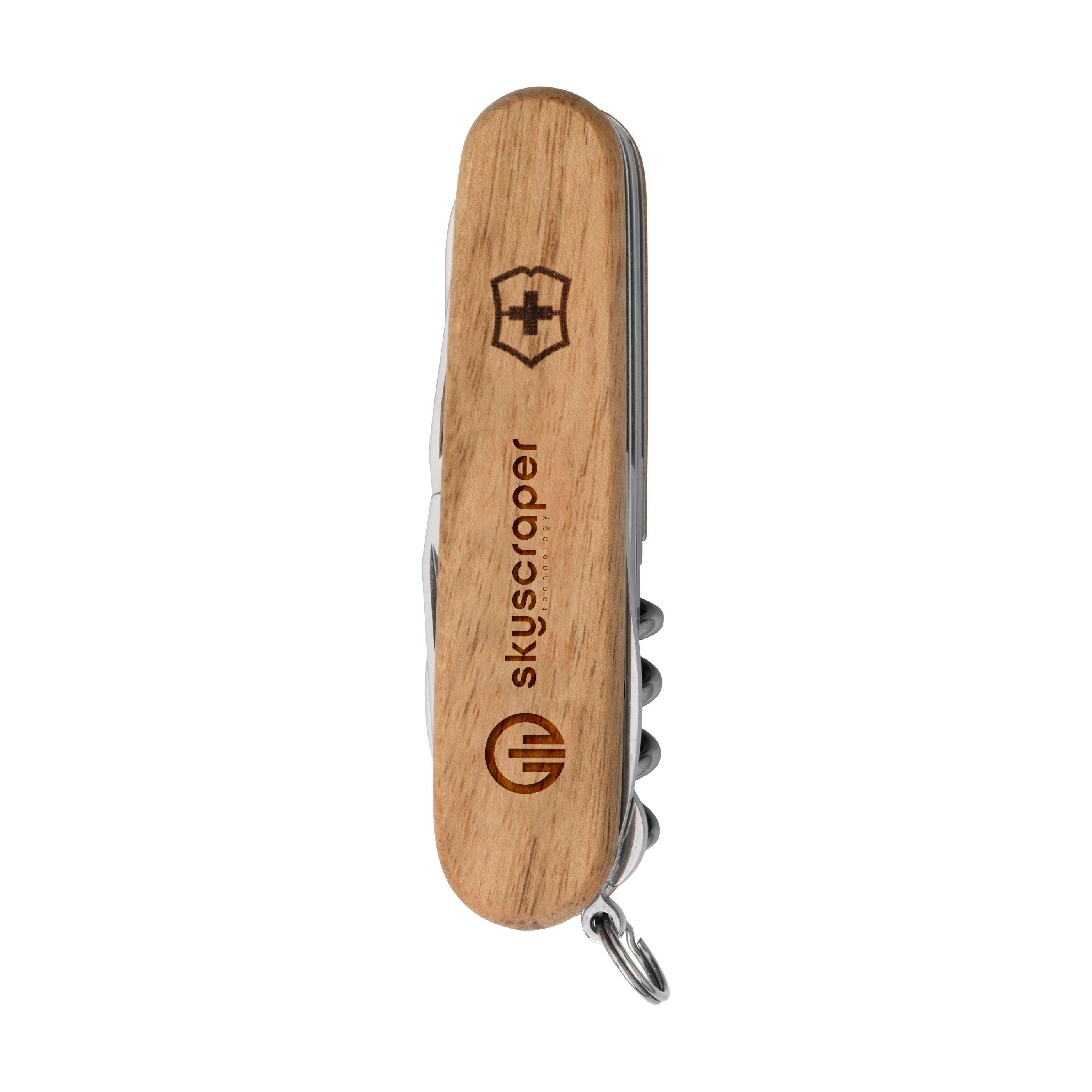Victorinox Huntsman Wood Taschenmesser in einer Geschenkverpackung