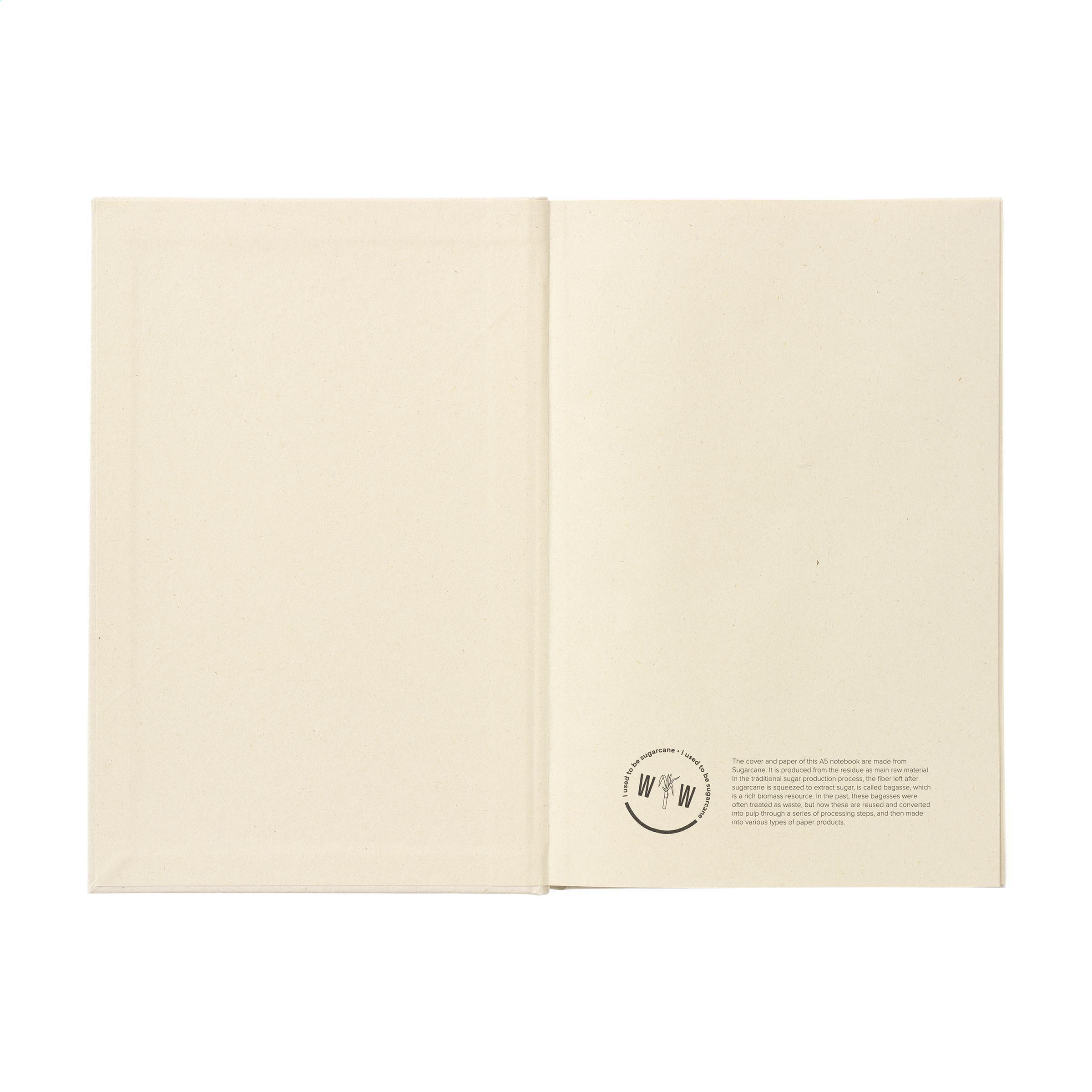 Bagasse Sugarcane Notebook A5 Notizbuch