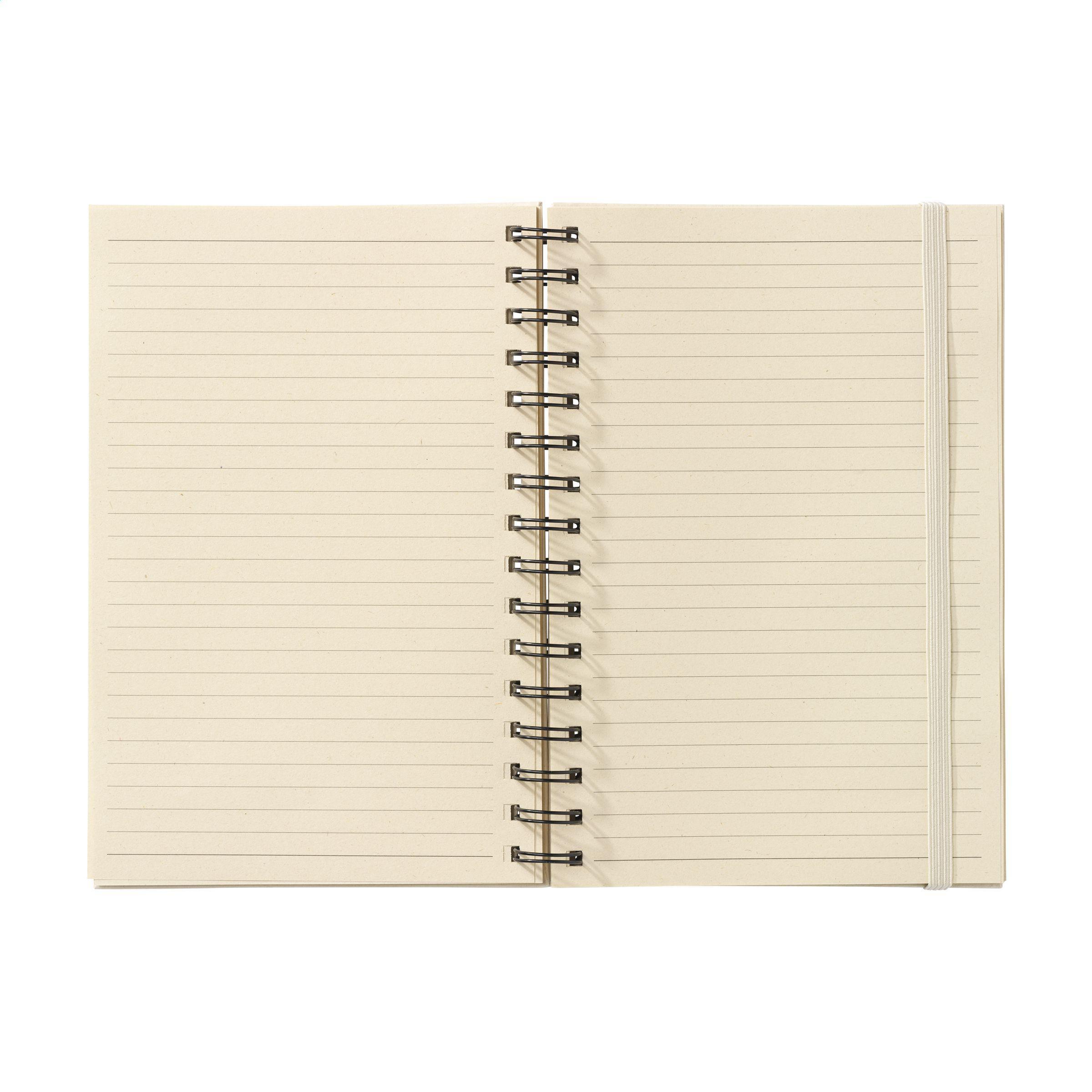 Sugarcane Bagasse Spiral Notebook A5 Notizbuch