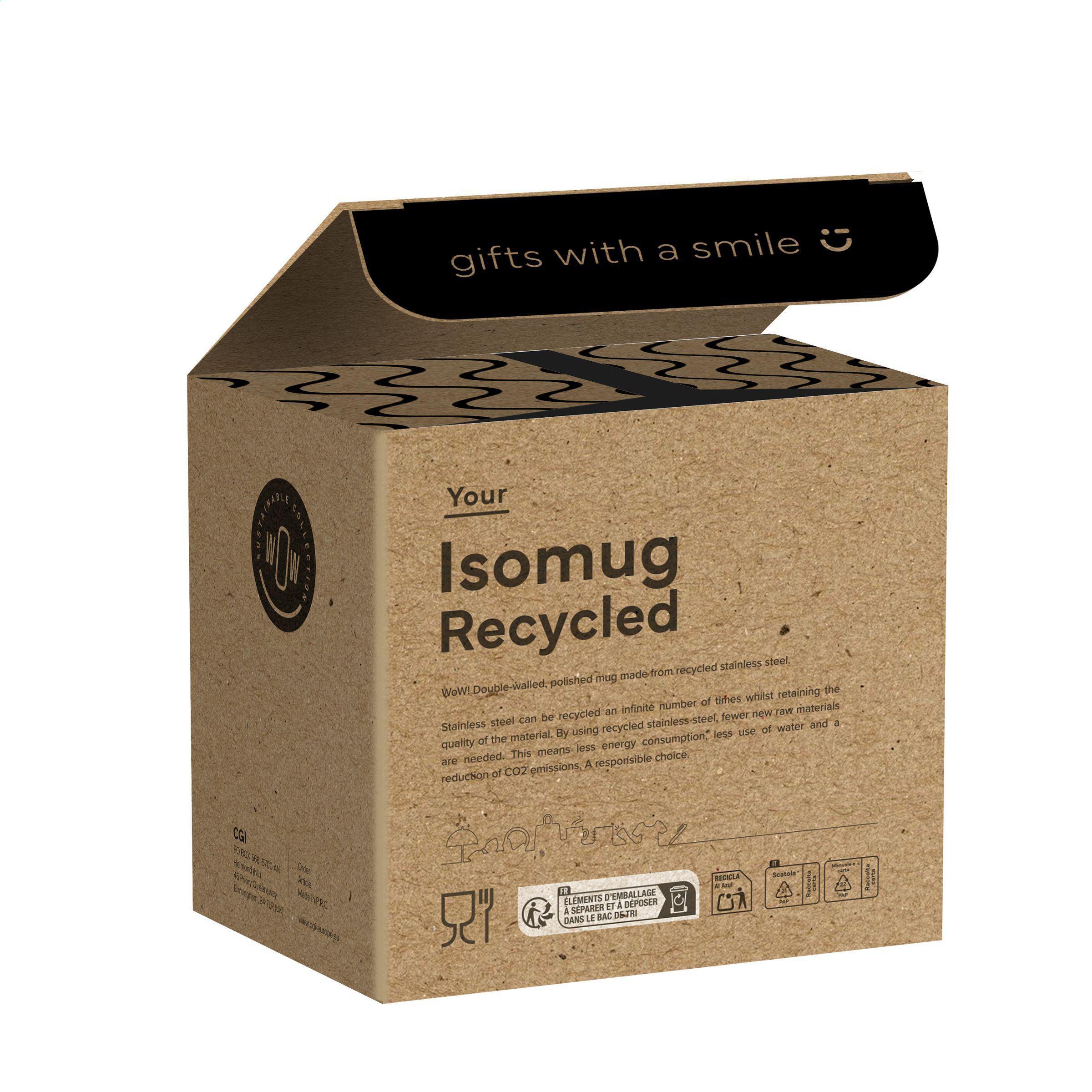 IsoMug RCS Recycled Steel 300 ml Tasse