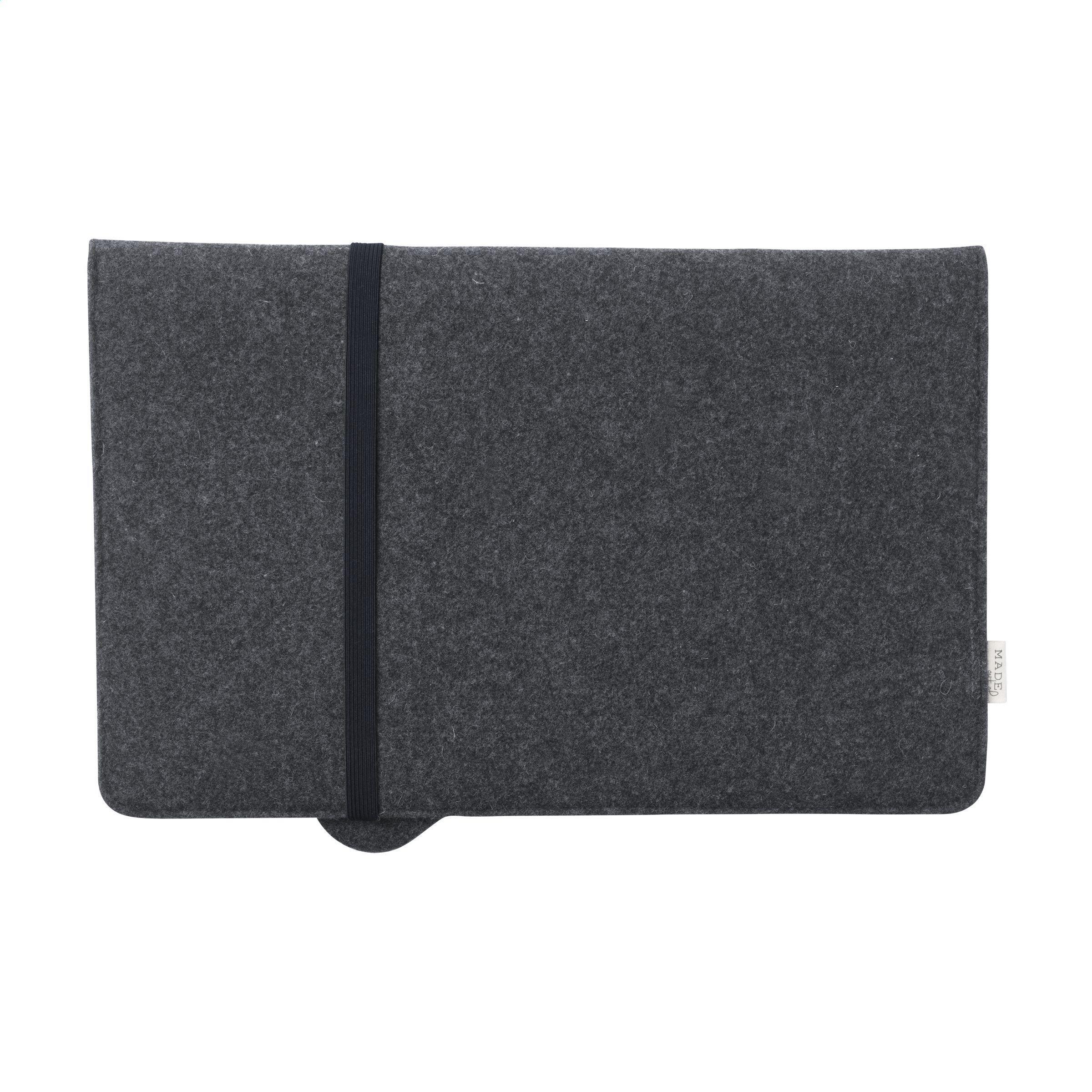 Recycled Felt & Apple Leather Laptop Sleeve 15/16´