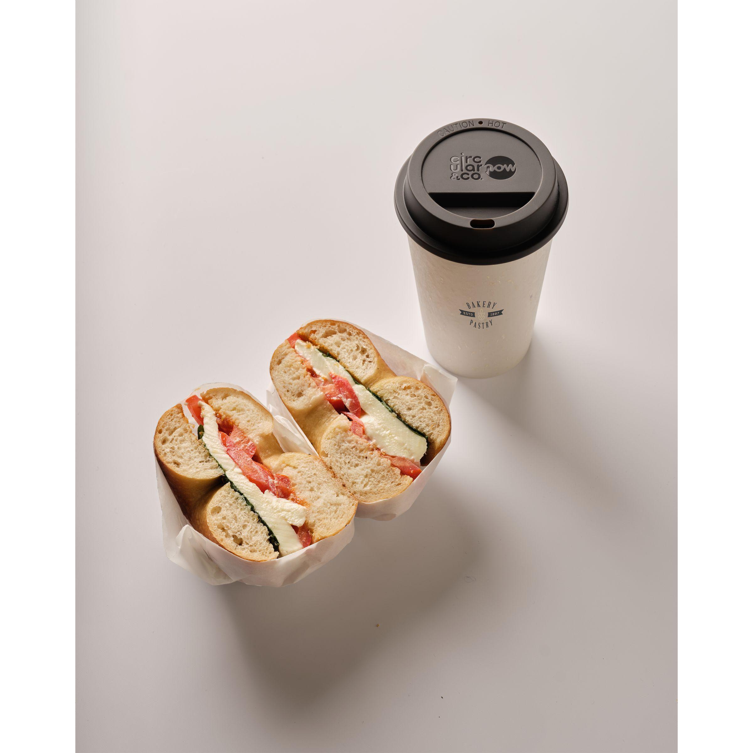 Circular&Co Recycled Now Cup Black Lid 340 ml Kaffeebecher