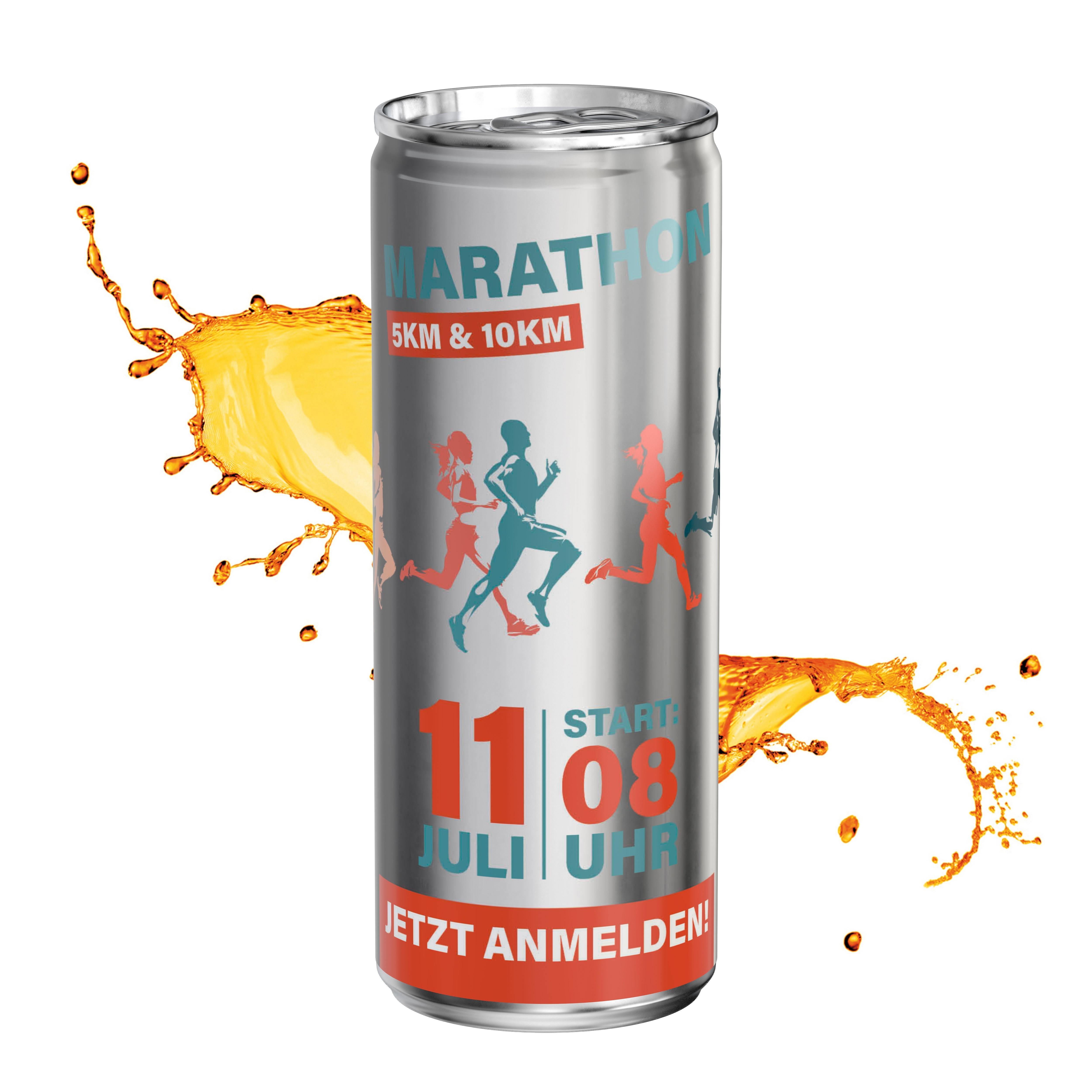 250 ml Energy Drink - Fullbody transparent (glänzend)