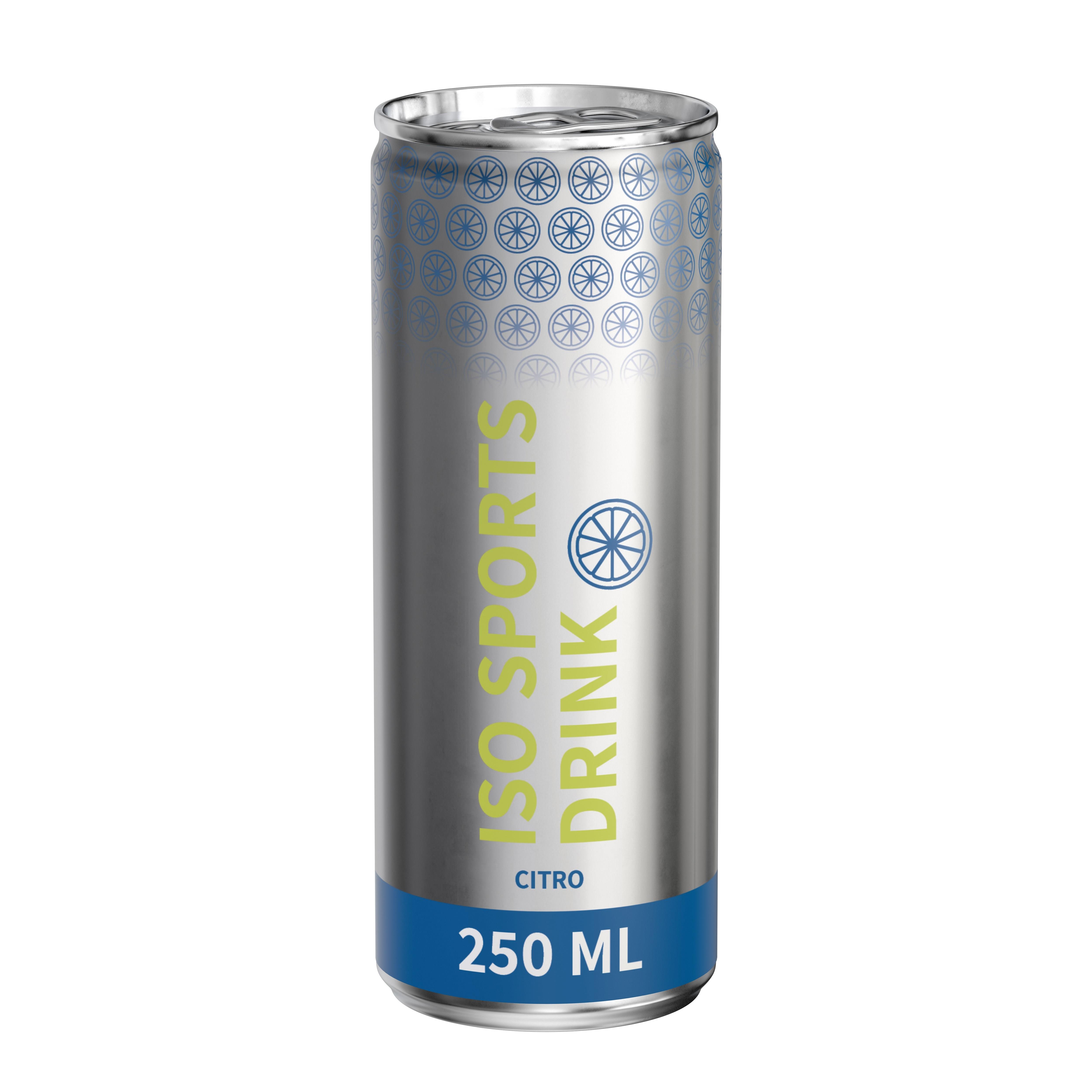 250 ml Iso Sports Drink Citro - Fullbody transparent (matt)