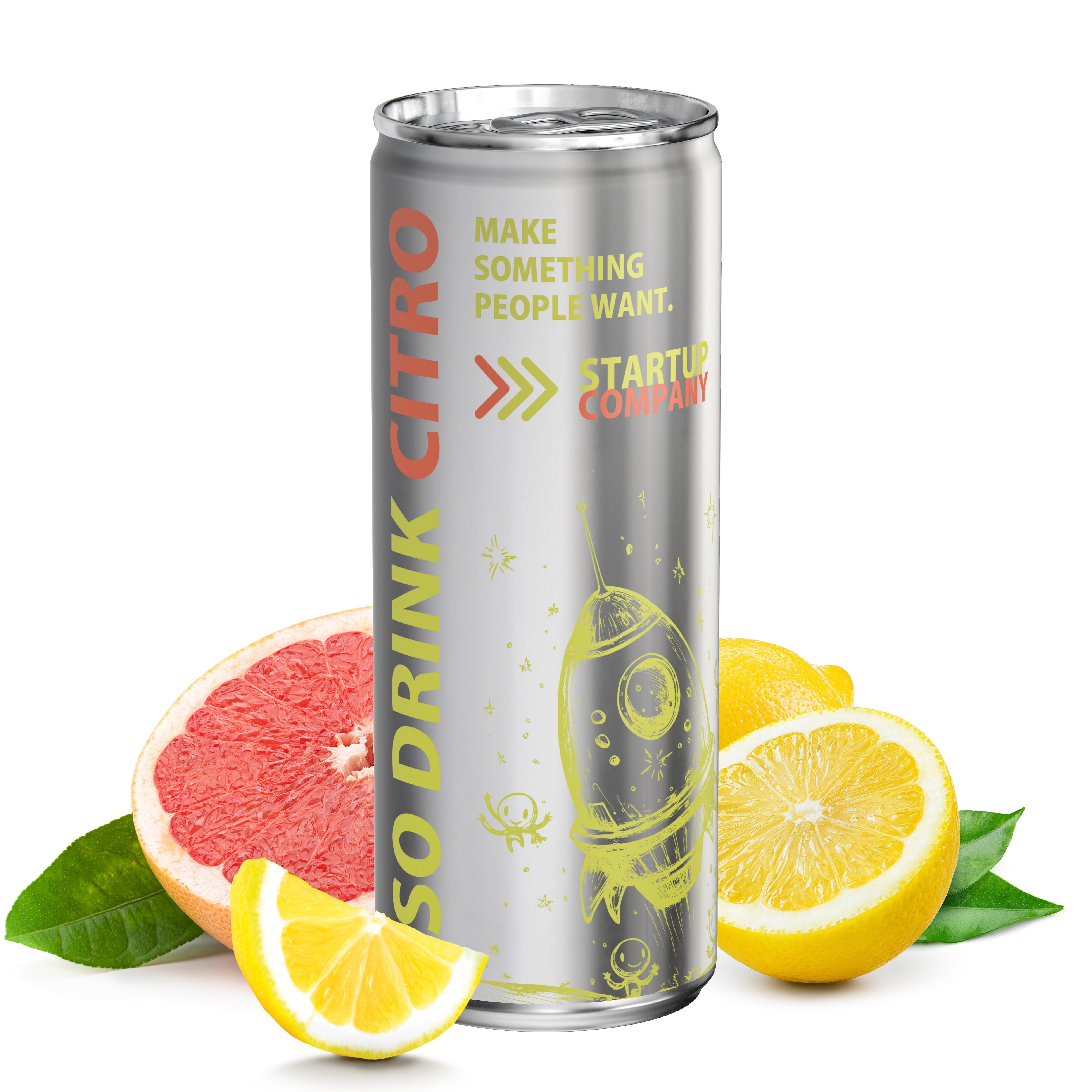 250 ml Iso Sports Drink Citro - Fullbody transparent (matt)