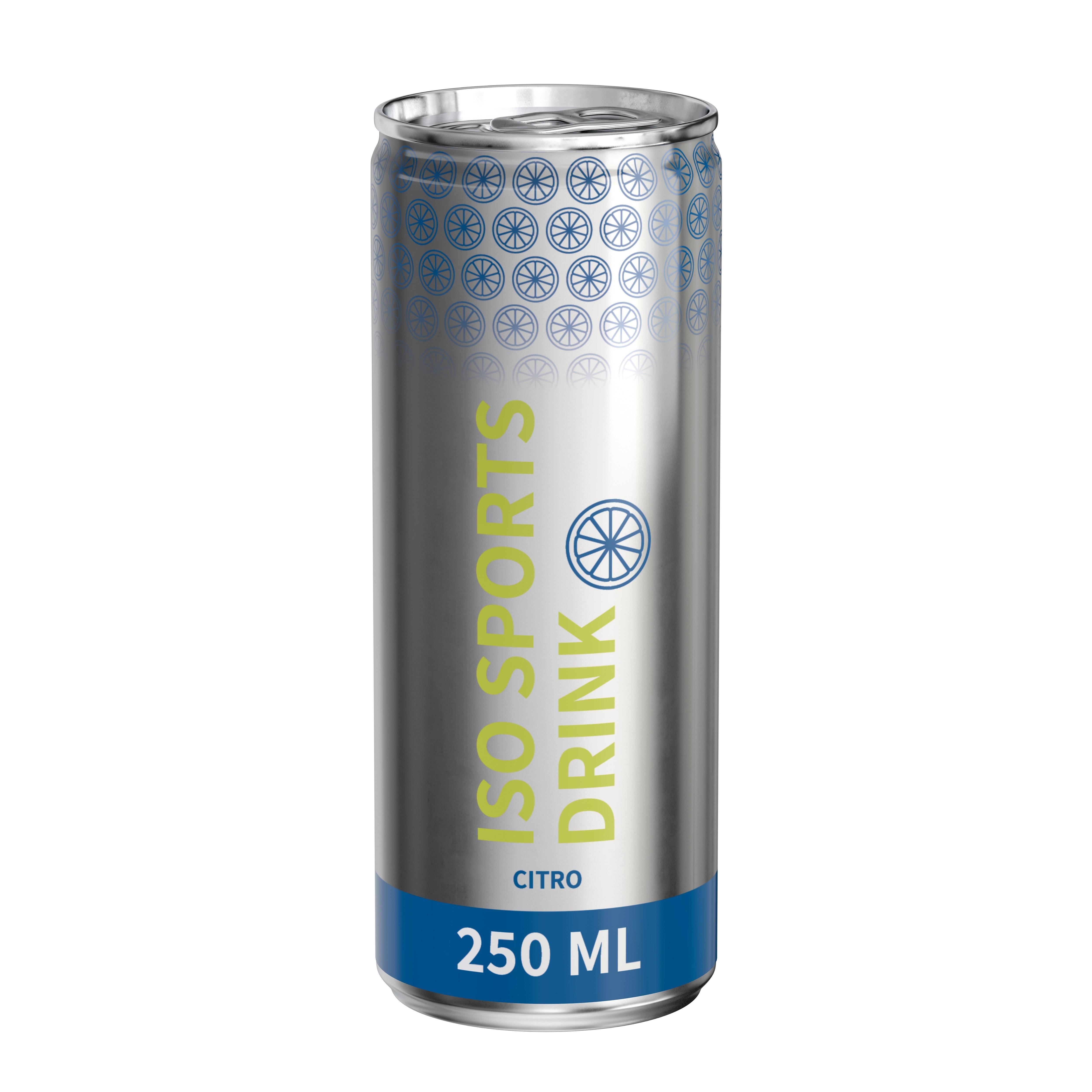 250 ml Iso Sports Drink Citro - Fullbody transparent (glänzend)