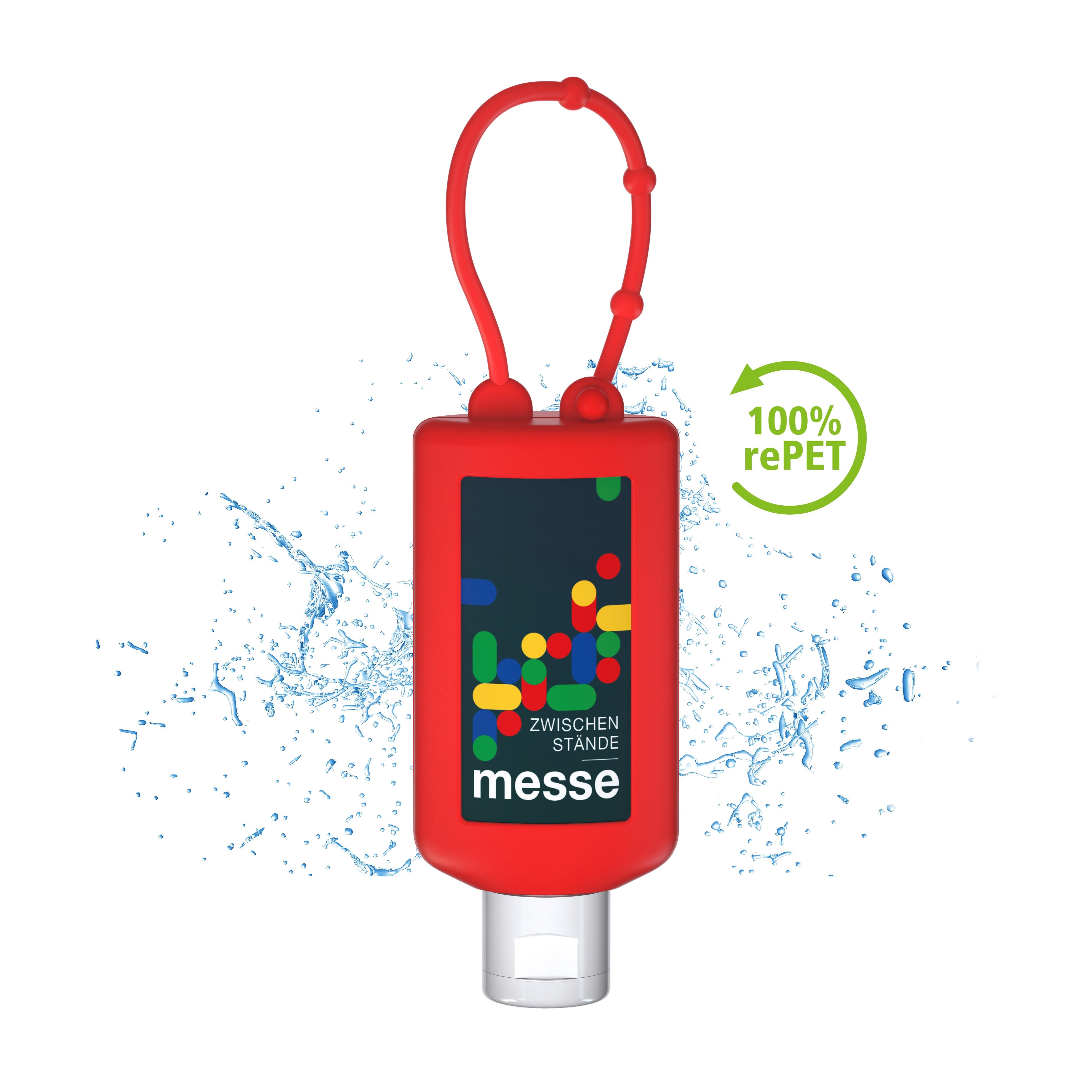 50 ml Bumper rot - Hände-Desinfektionsgel (DIN EN 1500) - Body Label