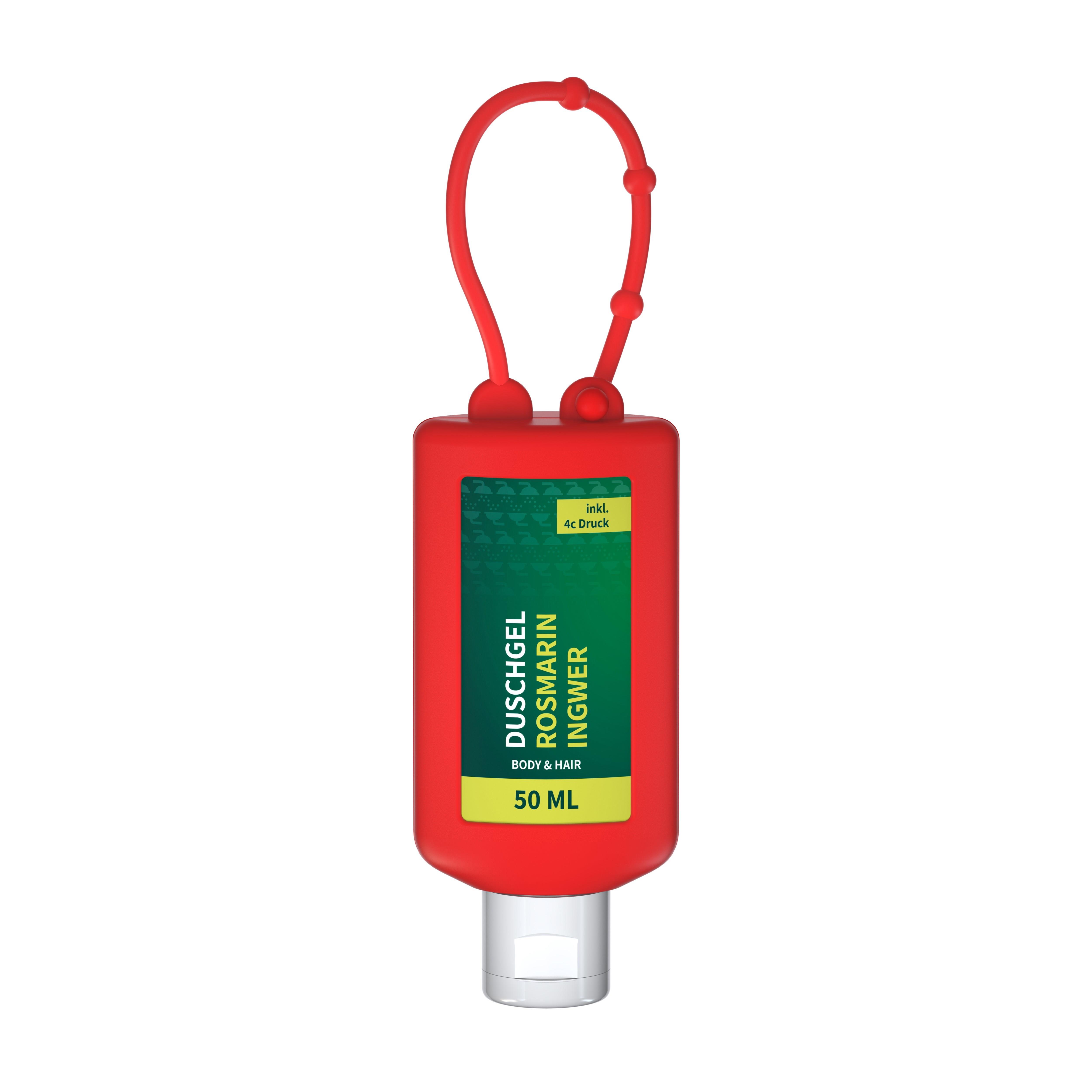 50 ml Bumper rot - Duschgel Rosmarin-Ingwer - Body Label