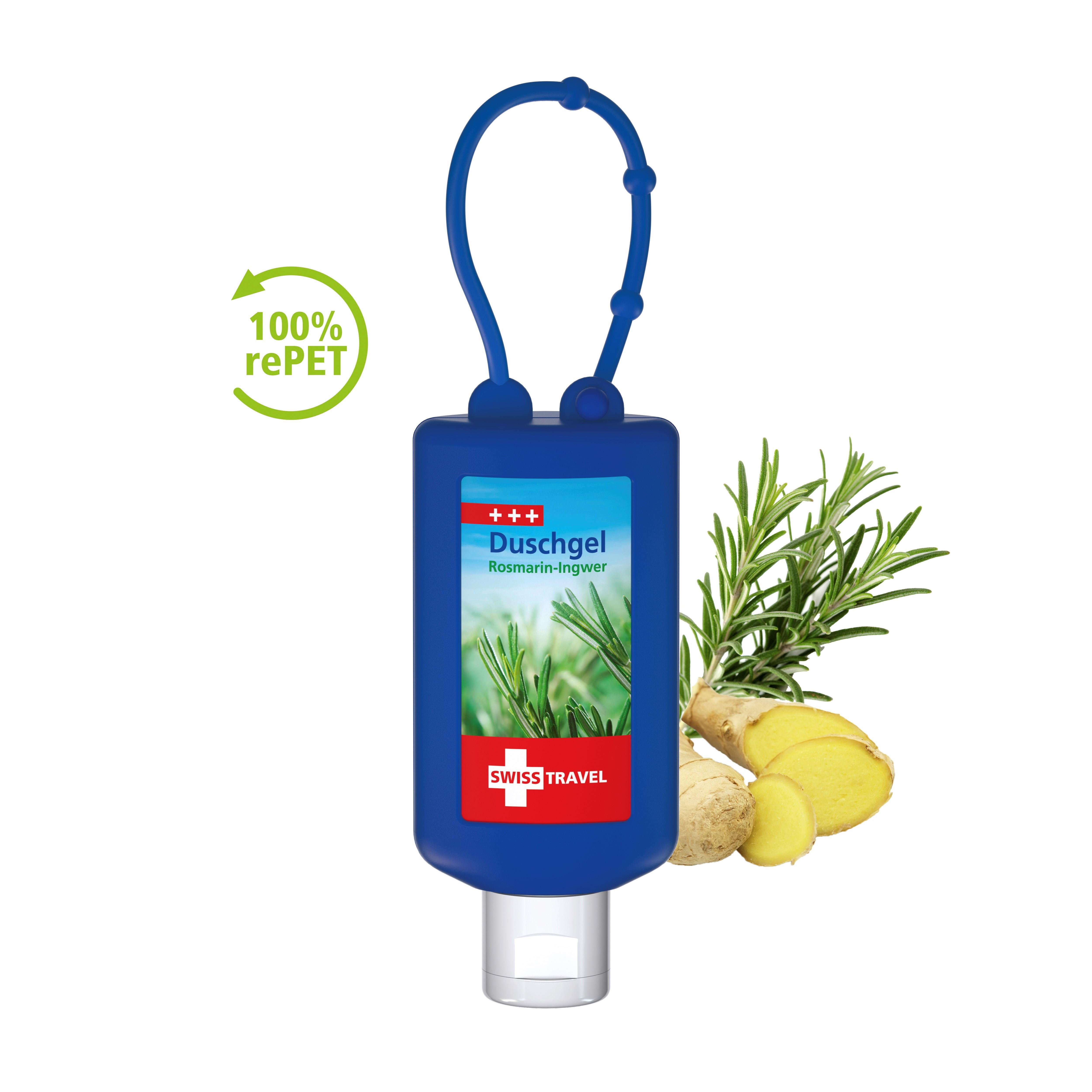 50 ml Bumper blau - Duschgel Rosmarin-Ingwer - Body Label