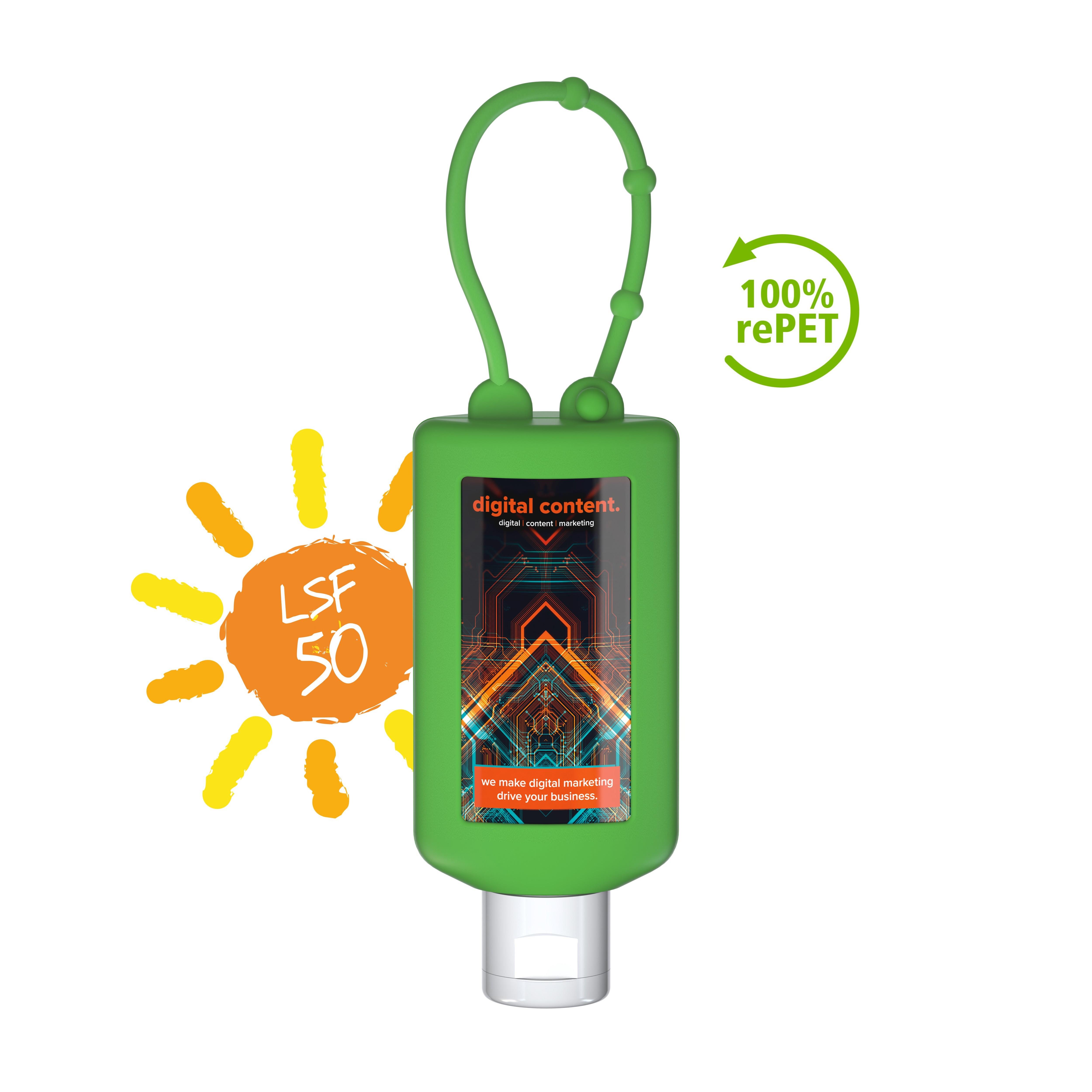 50 ml Bumper grün - Sonnenmilch LSF 50 (sensitiv) - Body Label