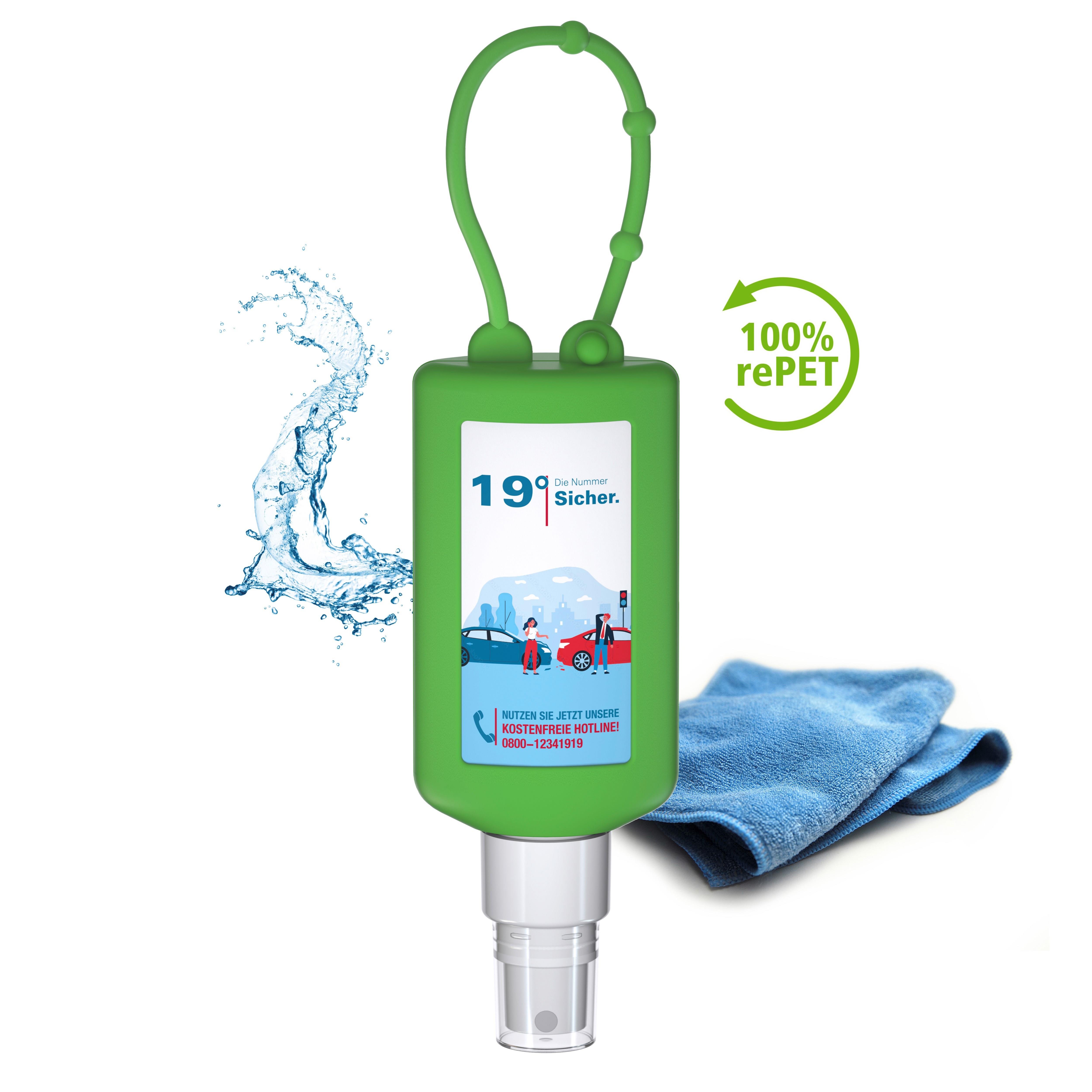 50 ml Bumper grün - Kfz Cockpit-Reiniger - Body Label