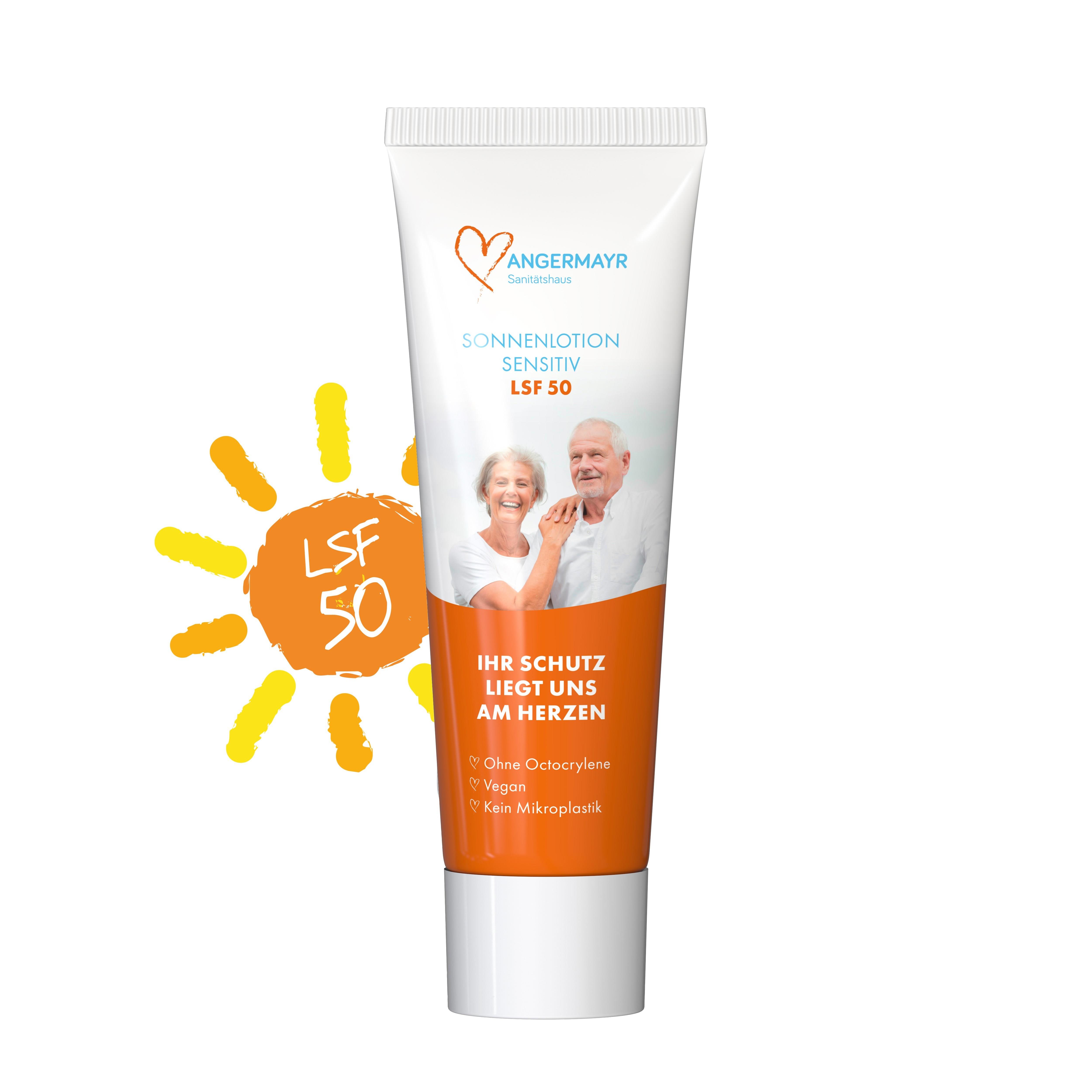 25 ml Tube - Sonnenmilch LSF 50 (sensitiv) - FullbodyPrint