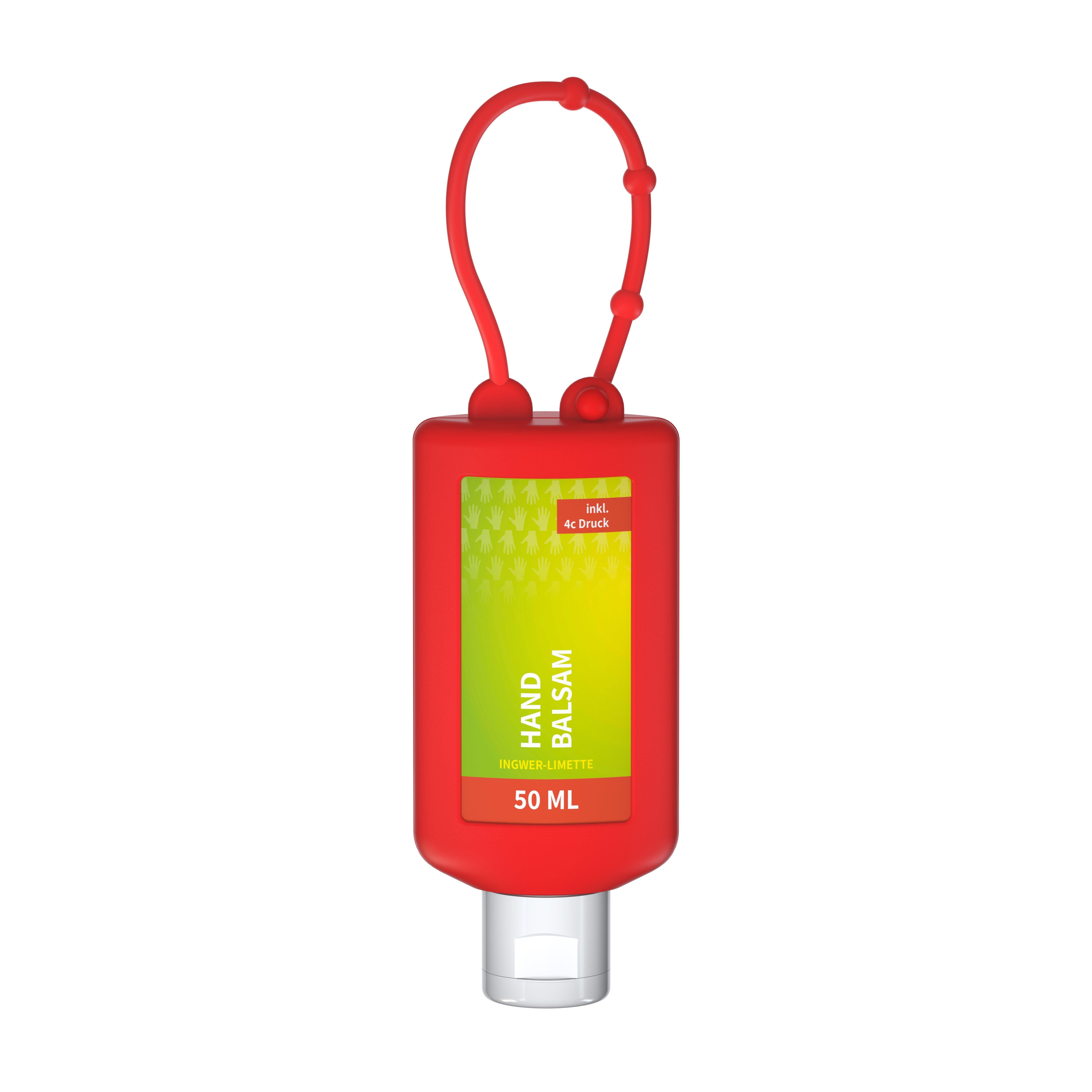 50 ml Bumper rot - Handbalsam ´Ingwer-Limette´ - Body Label