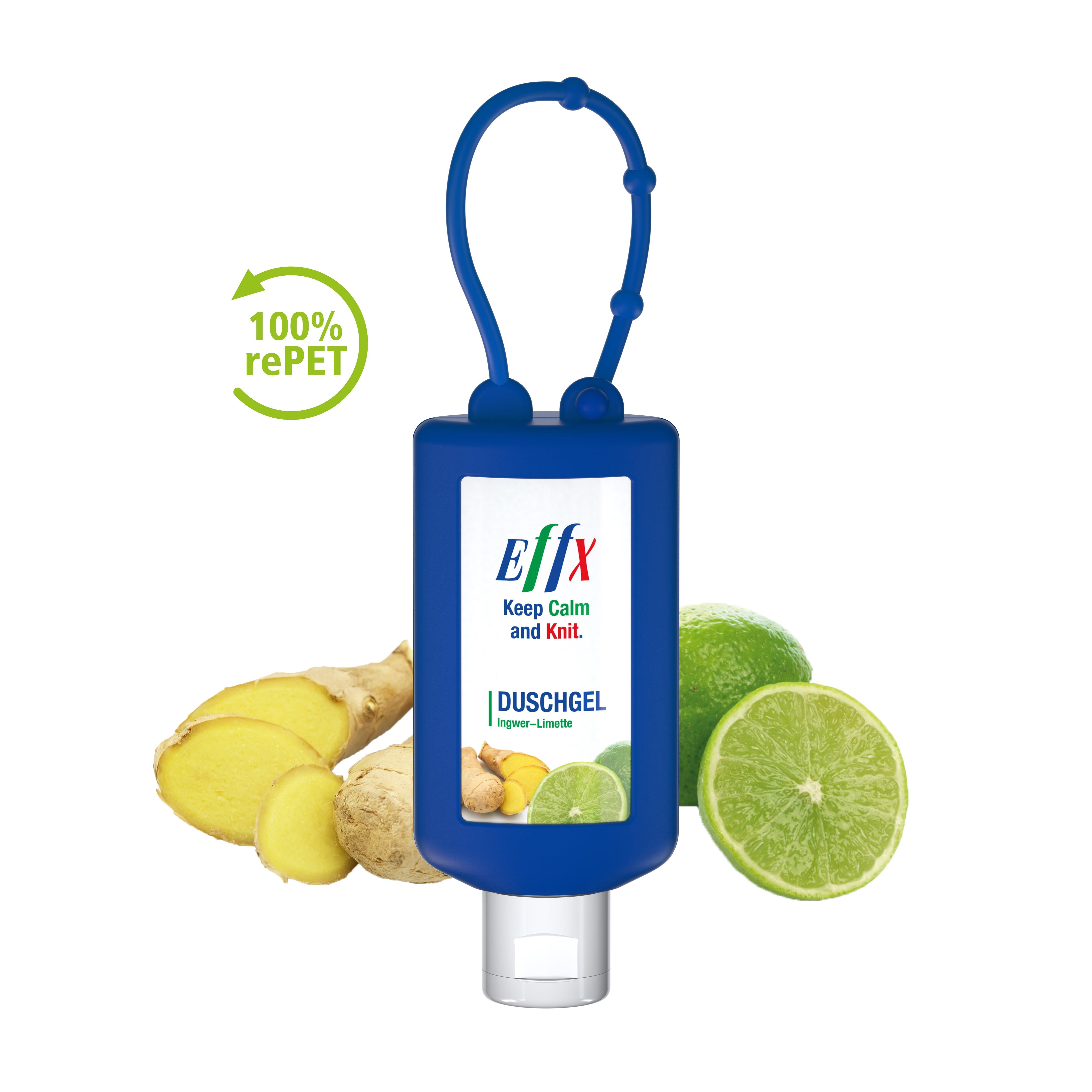 50 ml Bumper blau - Duschgel Ingwer-Limette - Body Label
